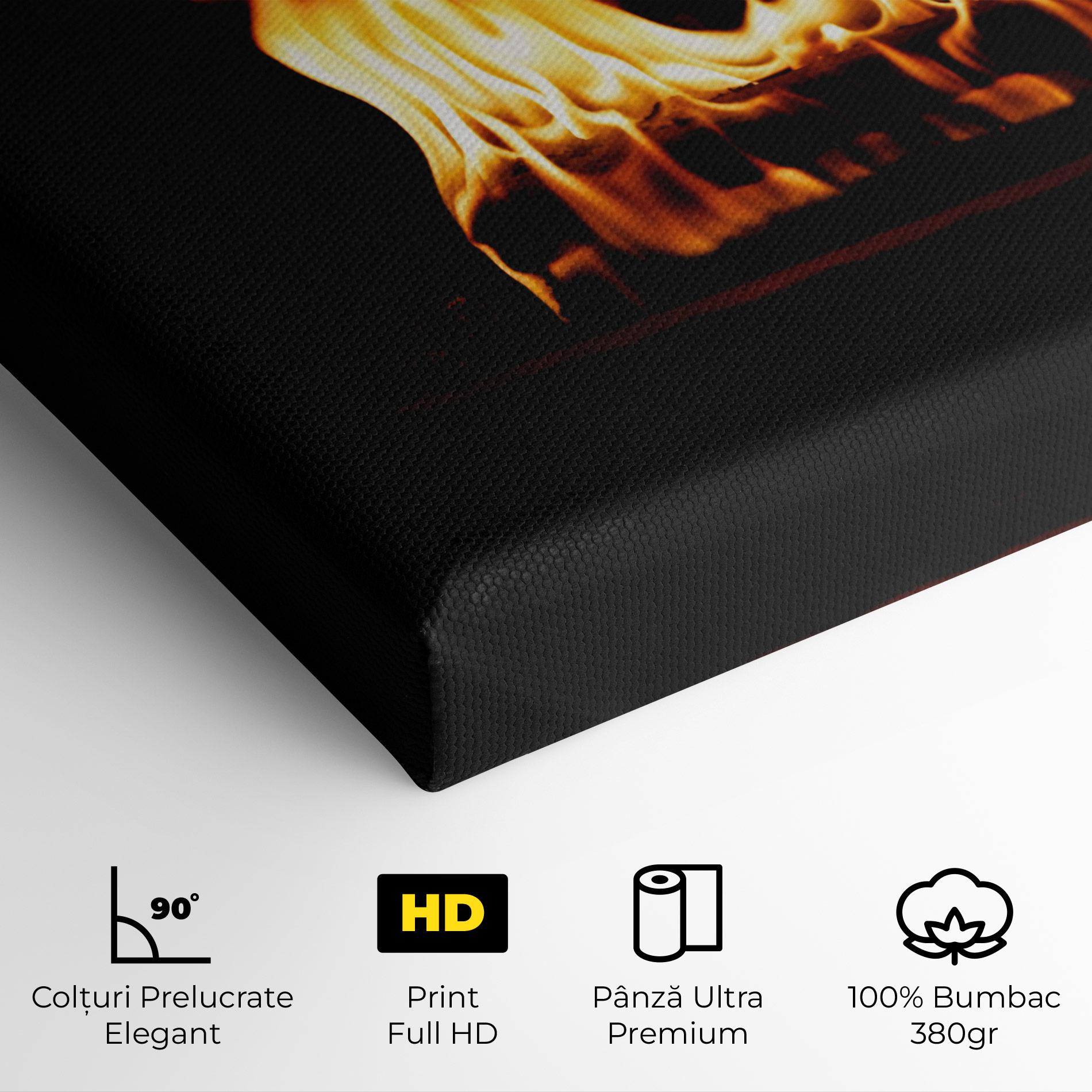 Tablou Canvas Calm Fire mockup 4