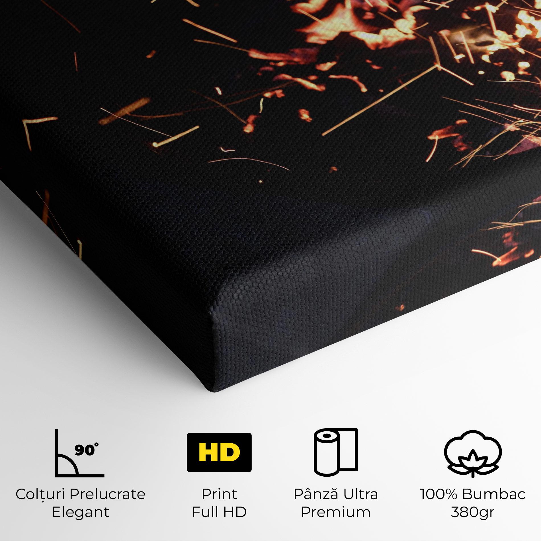 Tablou Canvas Fire Little Lights mockup 4