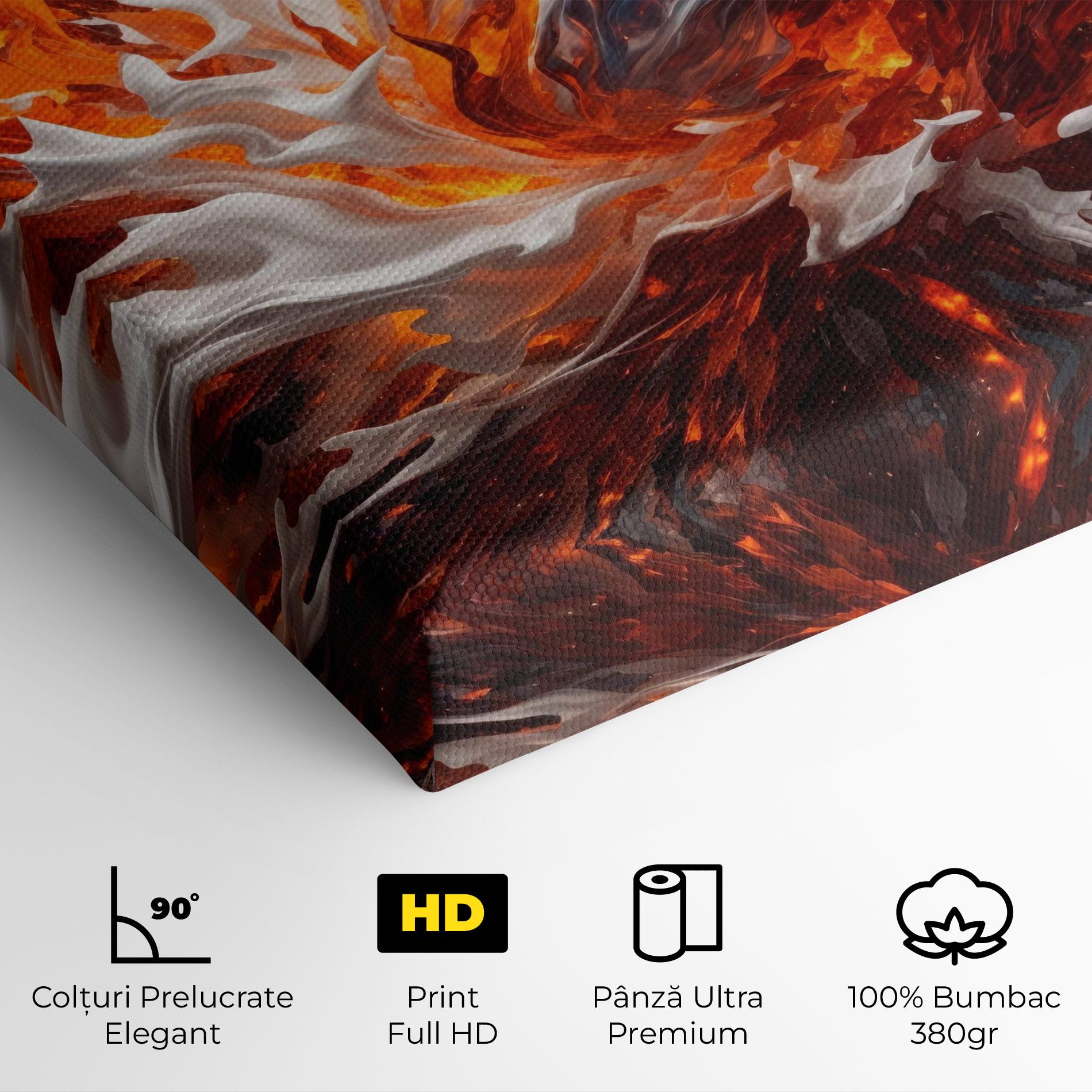 Tablou Canvas Flame Rase mockup 4