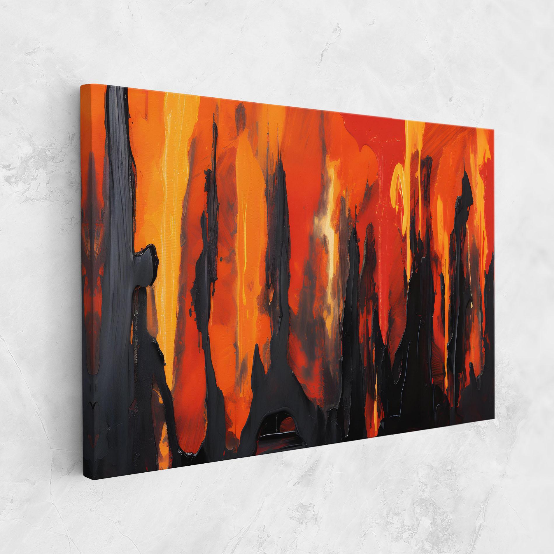 Tablou Canvas Abstract Fire Art mockup 1