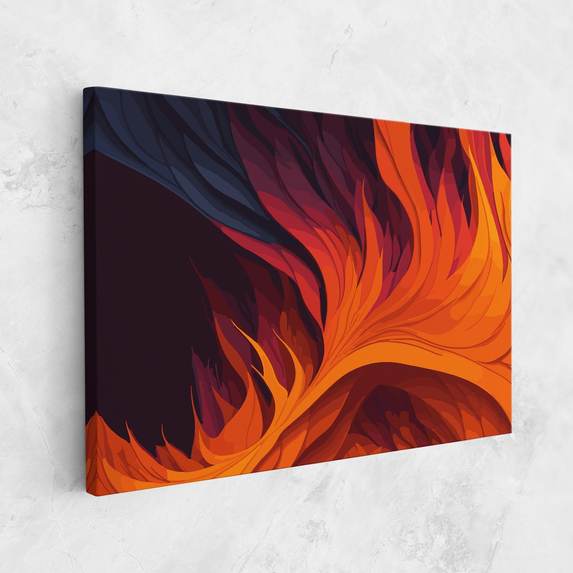 Tablou Canvas Artistic Fire mockup 1