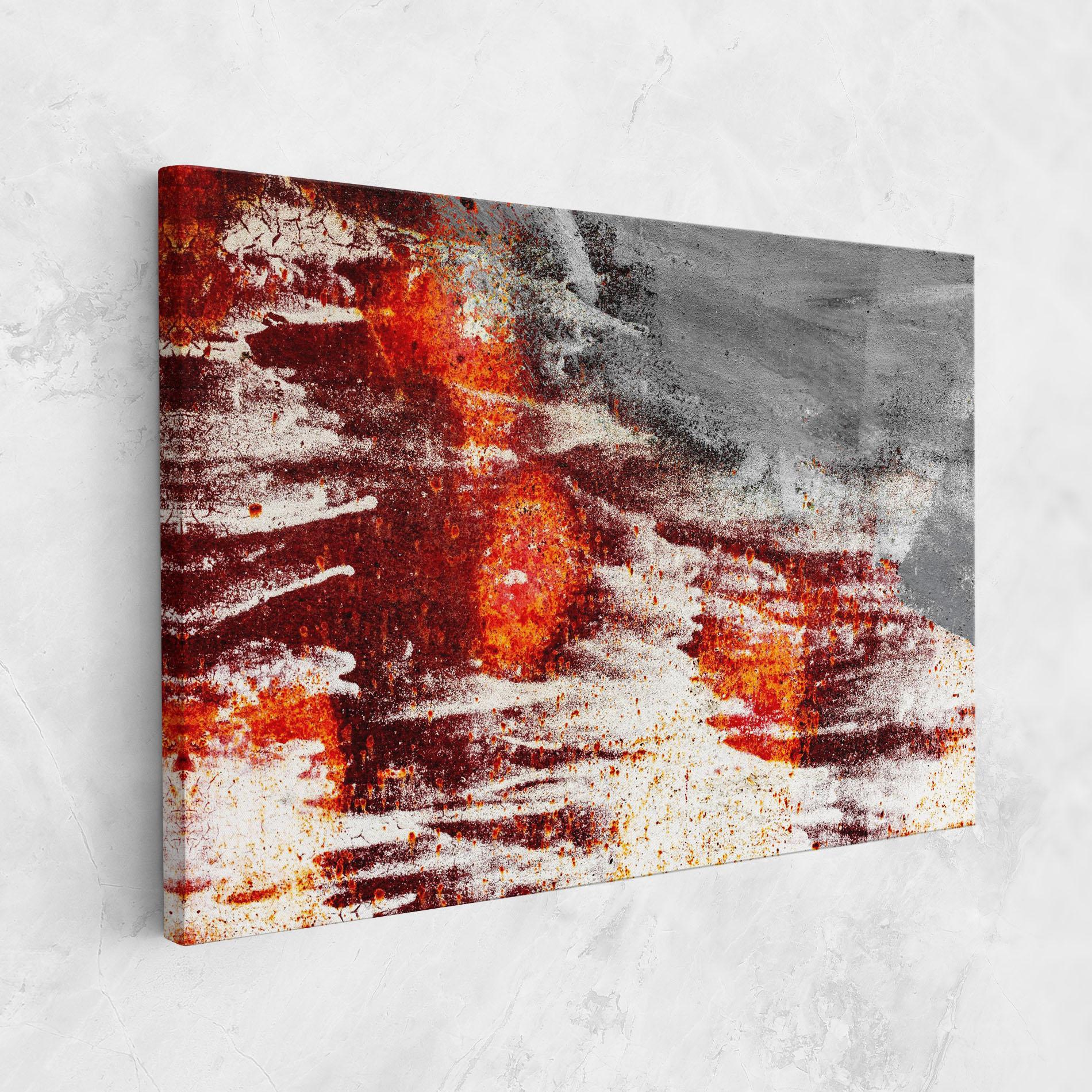 Tablou Canvas Burning Sign mockup 1