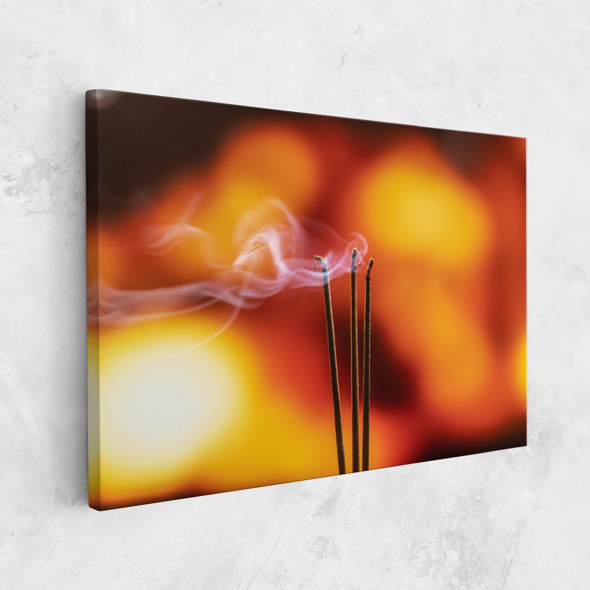Tablou Canvas Sticks Burning mockup 1