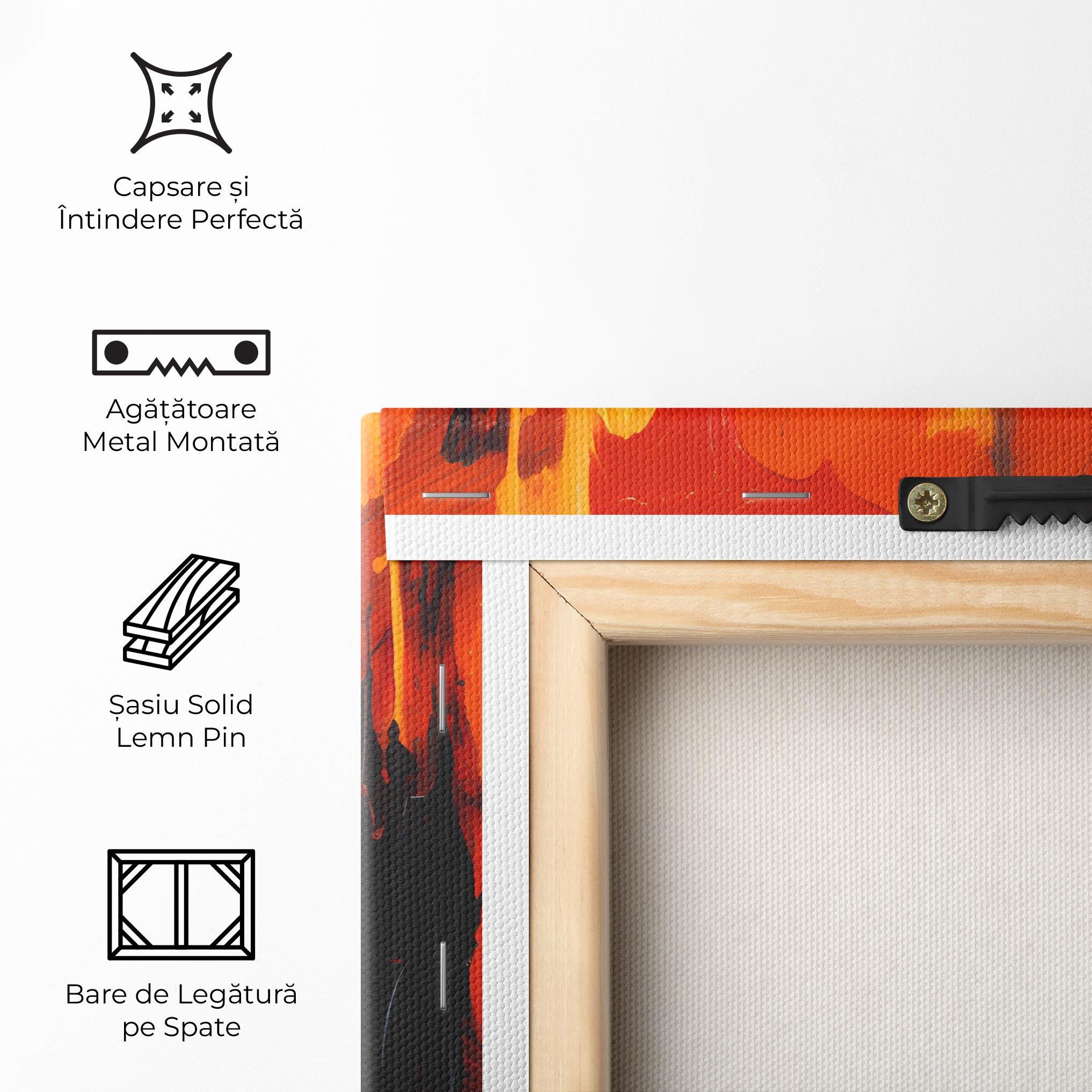 Tablou Canvas Abstract Fire Art mockup 5