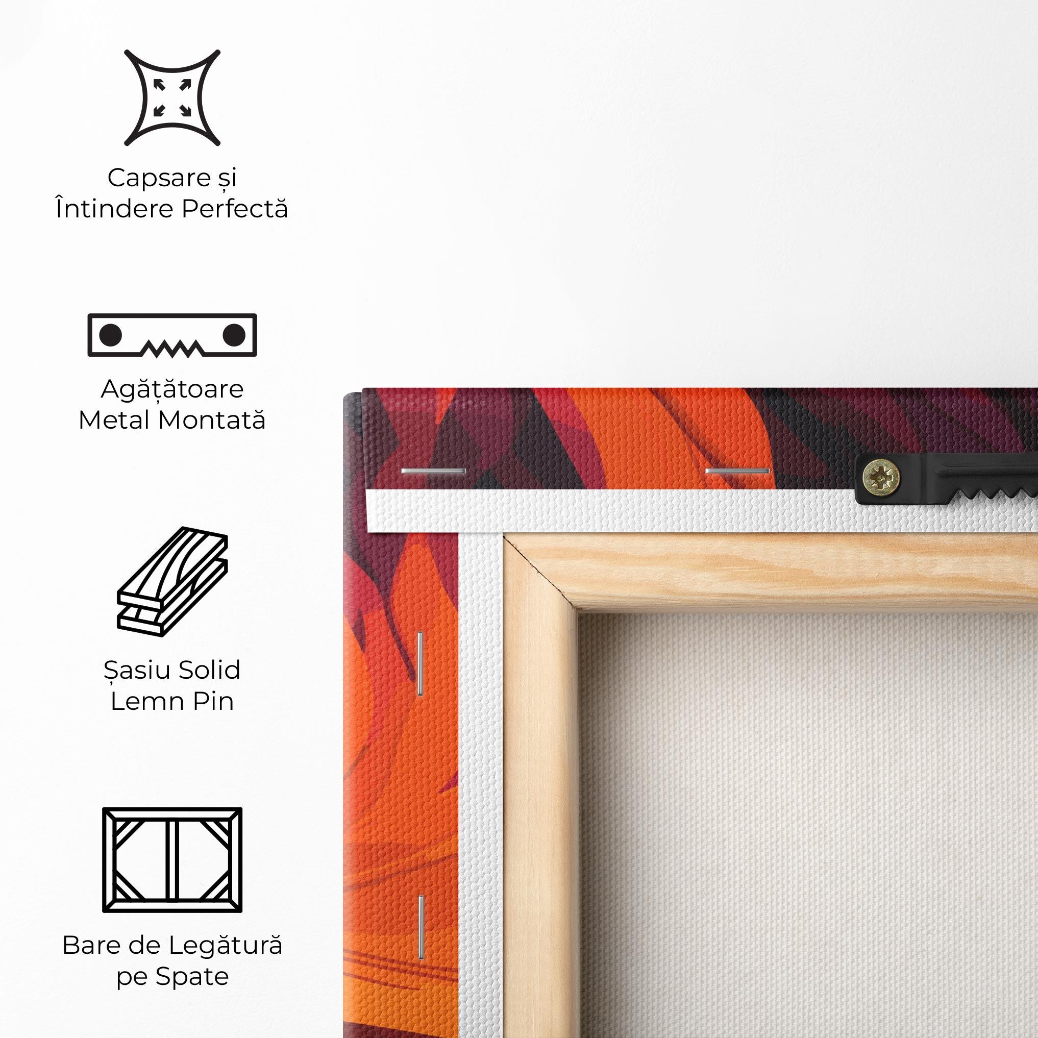 Tablou Canvas Artistic Fire mockup 5