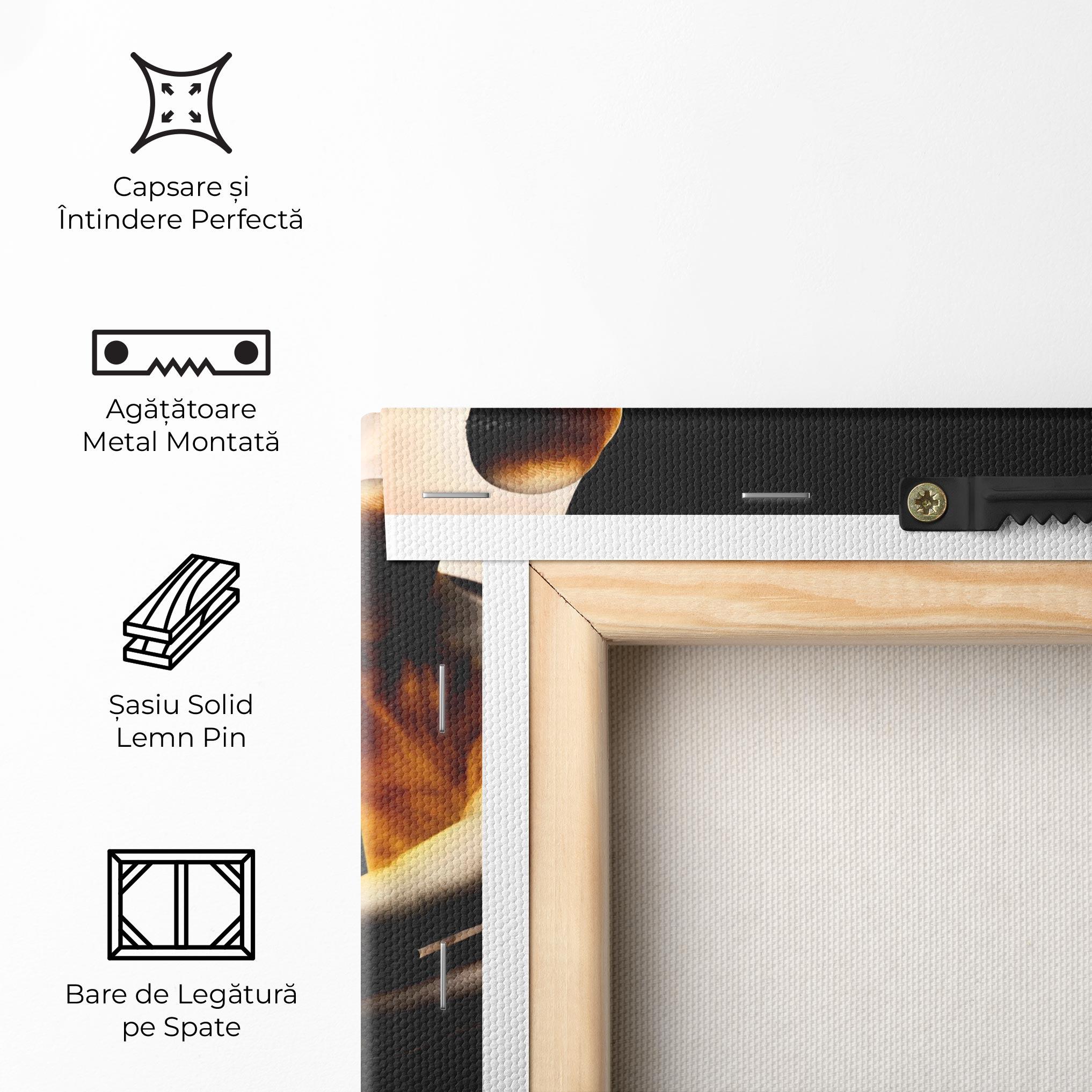 Tablou Canvas Fire Heart mockup 5