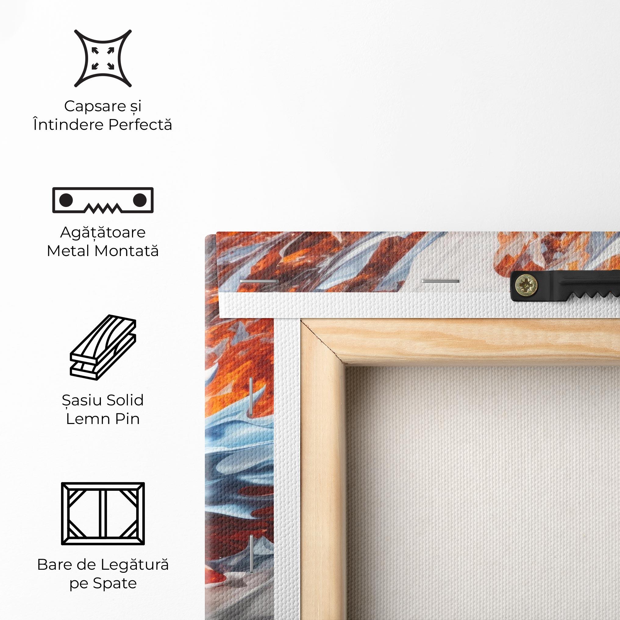 Tablou Canvas Flame Rase mockup 5