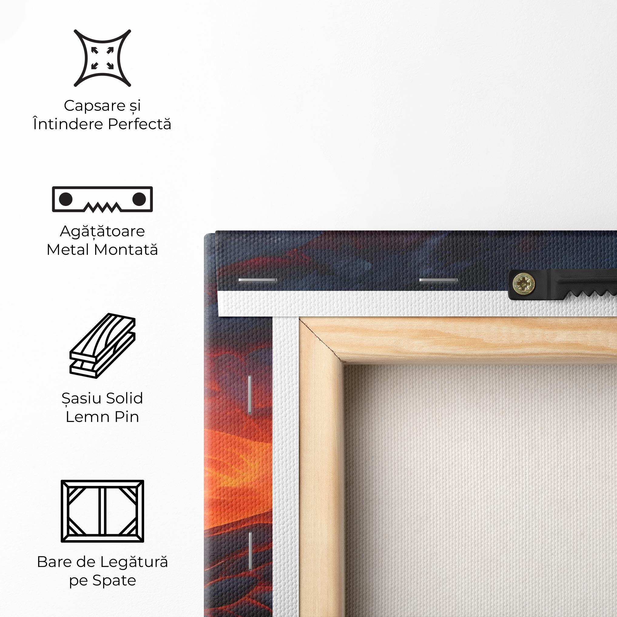 Tablou Canvas Lava Art mockup 5