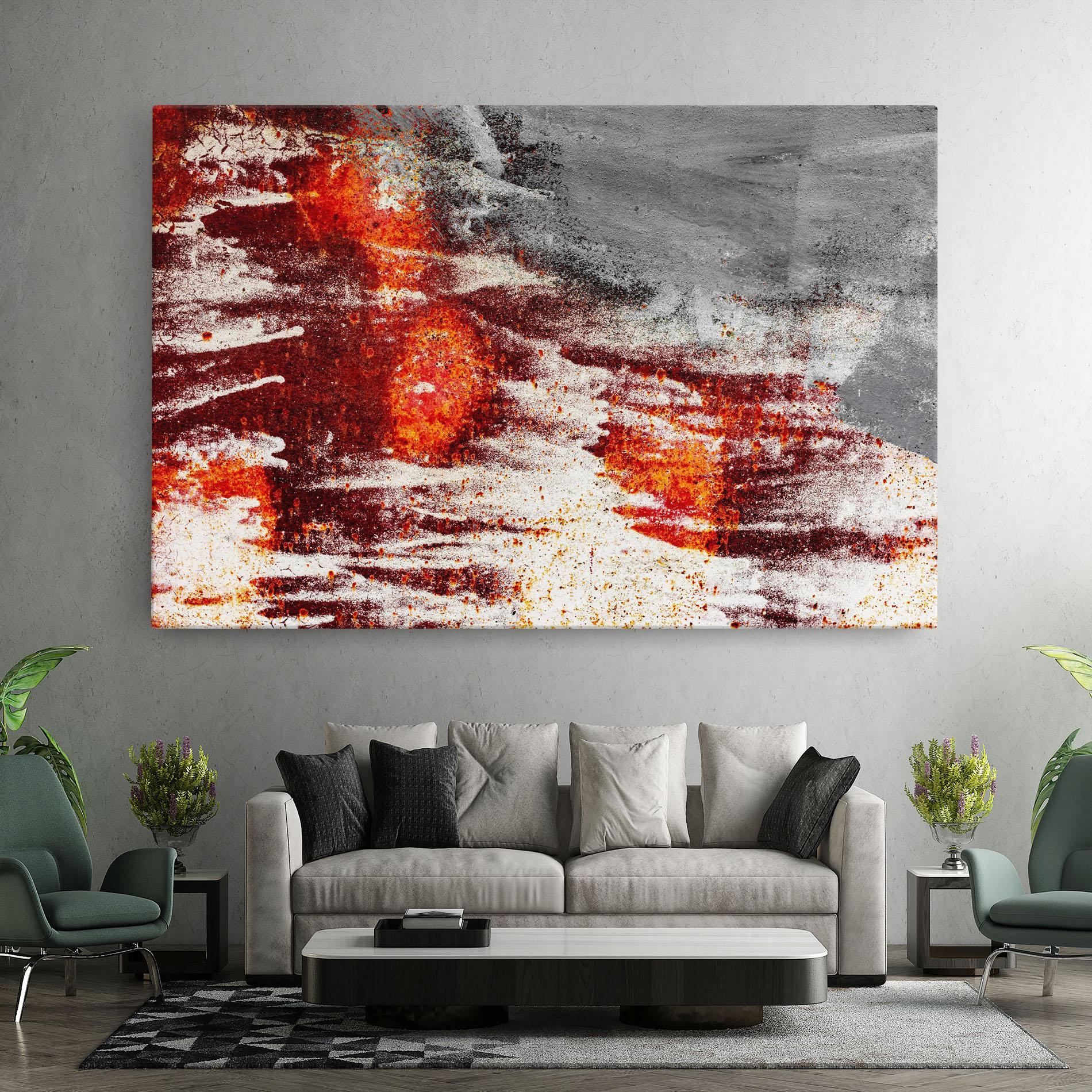 Tablou Canvas Burning Sign mockup 7