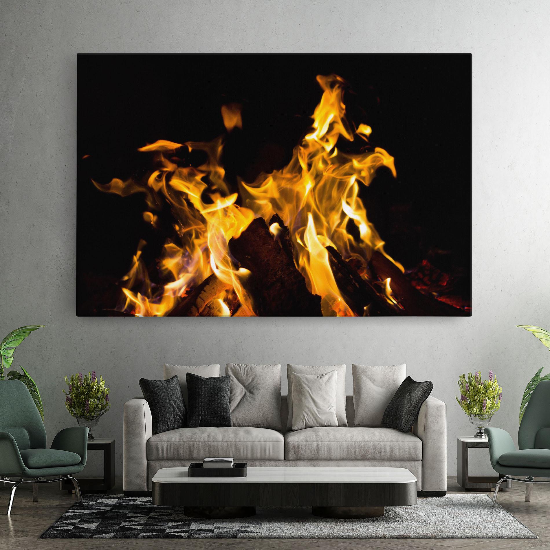 Tablou Canvas Fire Dance mockup 7