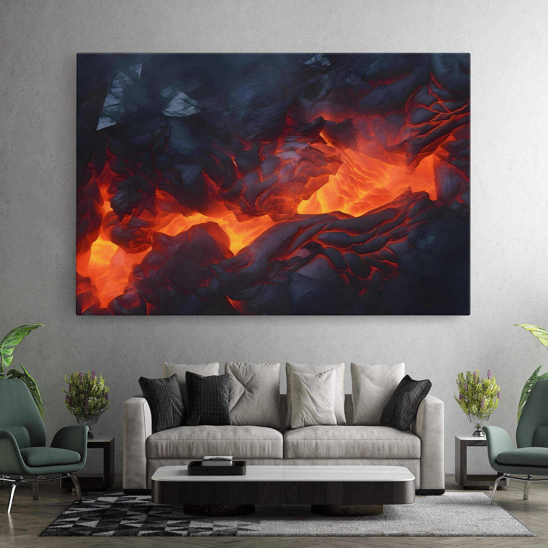 Tablou Canvas Lava Art mockup 7