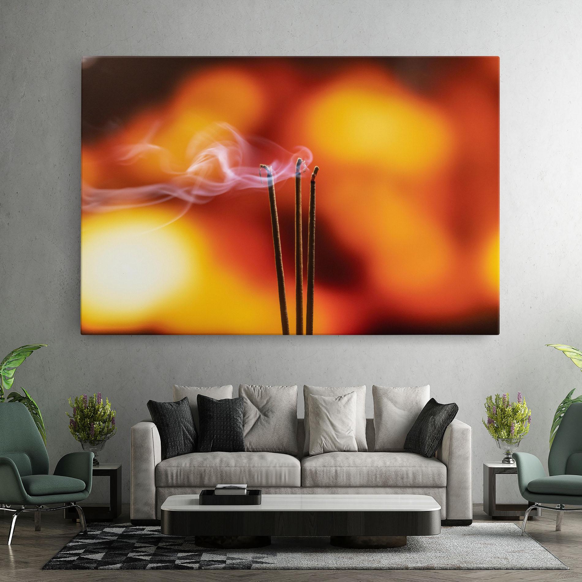 Tablou Canvas Sticks Burning mockup 7