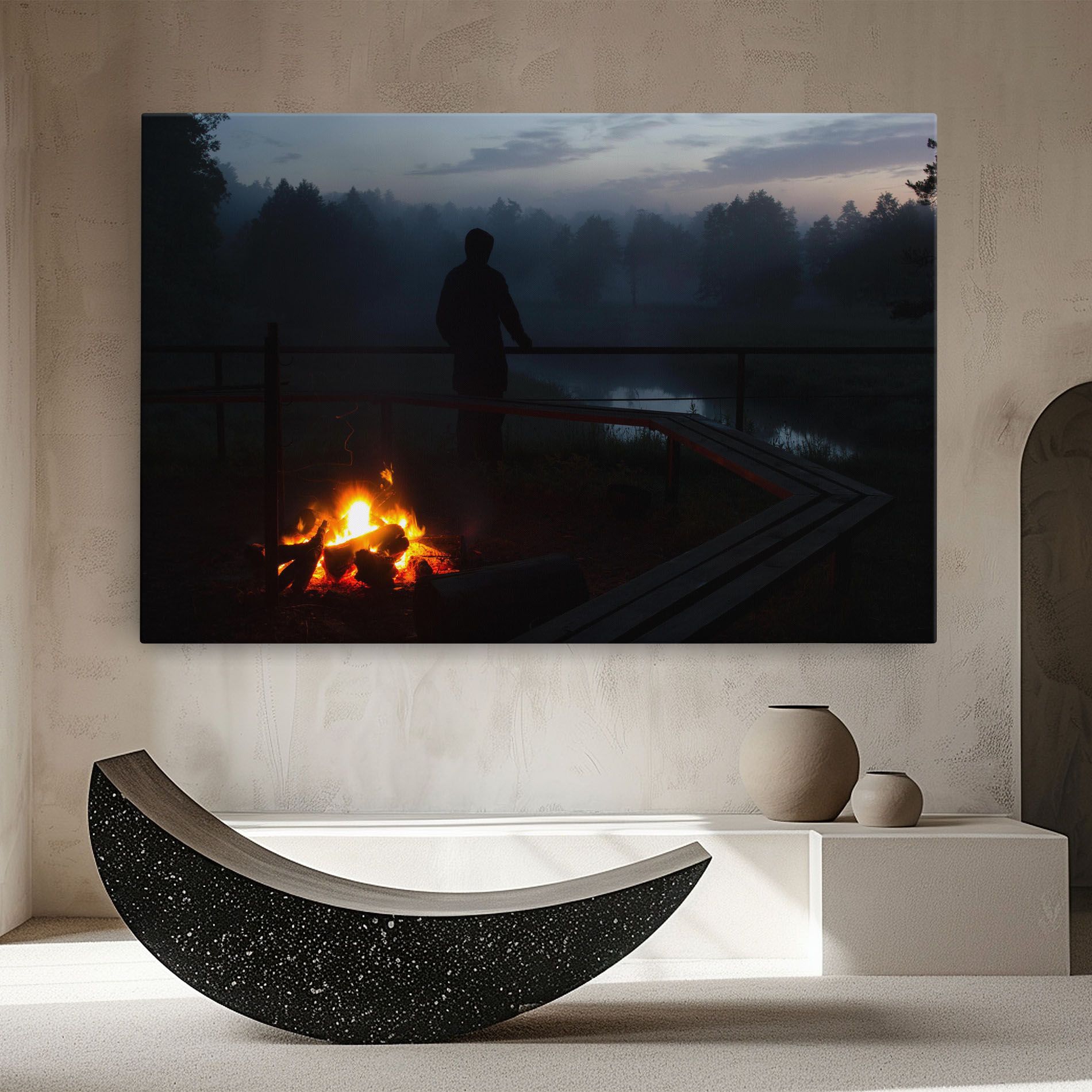 Beautiful Fire View mockup 8