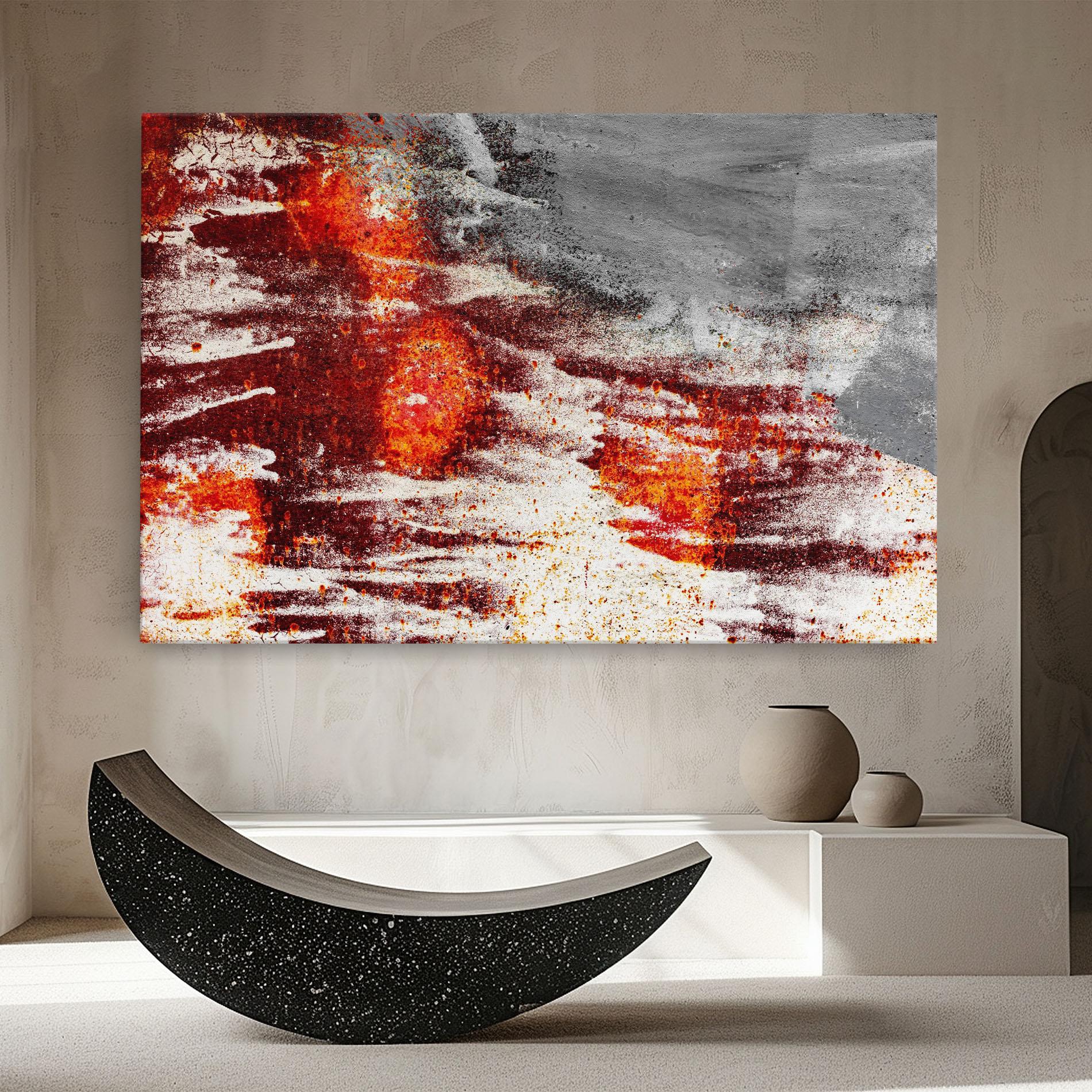 Tablou Canvas Burning Sign mockup 8