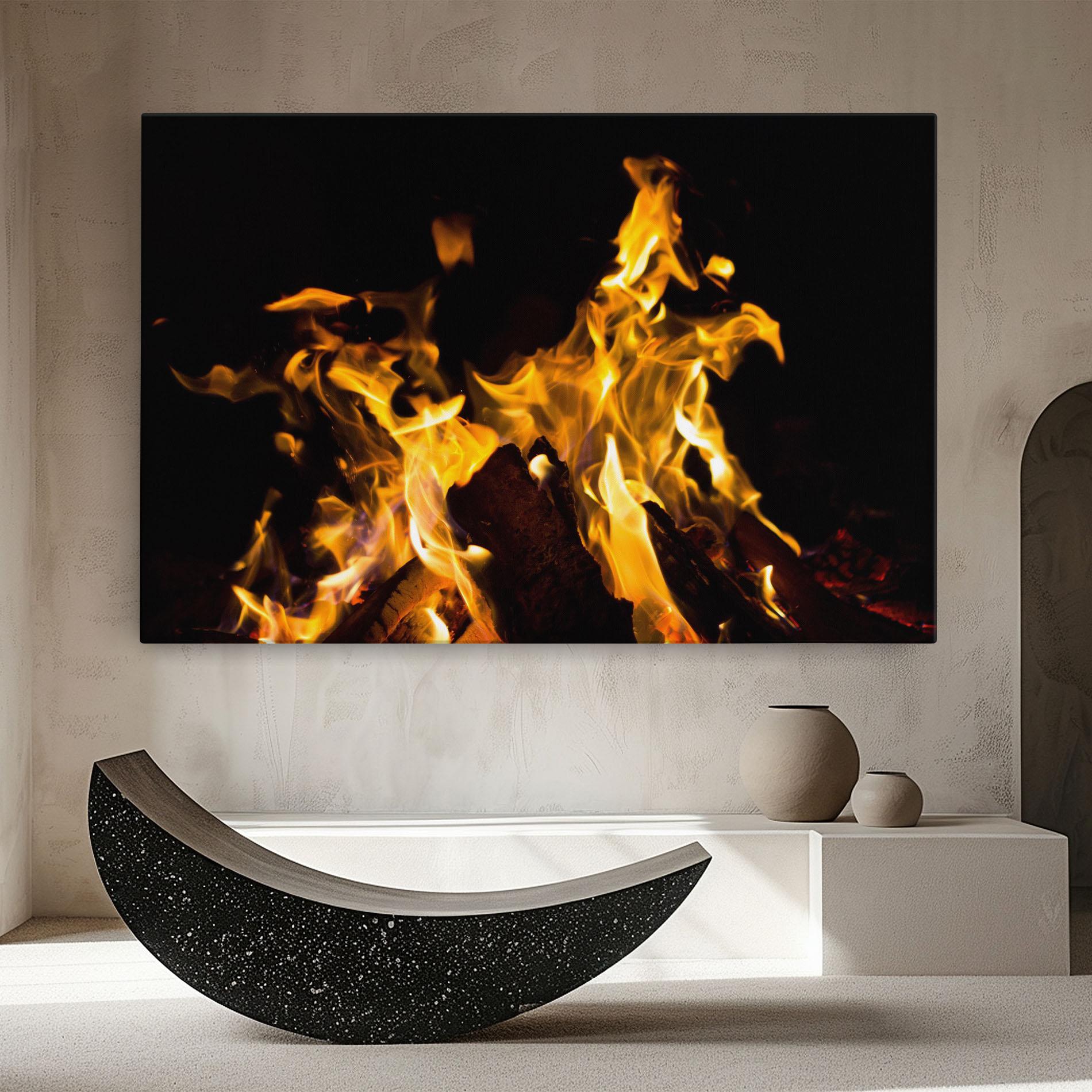 Tablou Canvas Fire Dance mockup 8