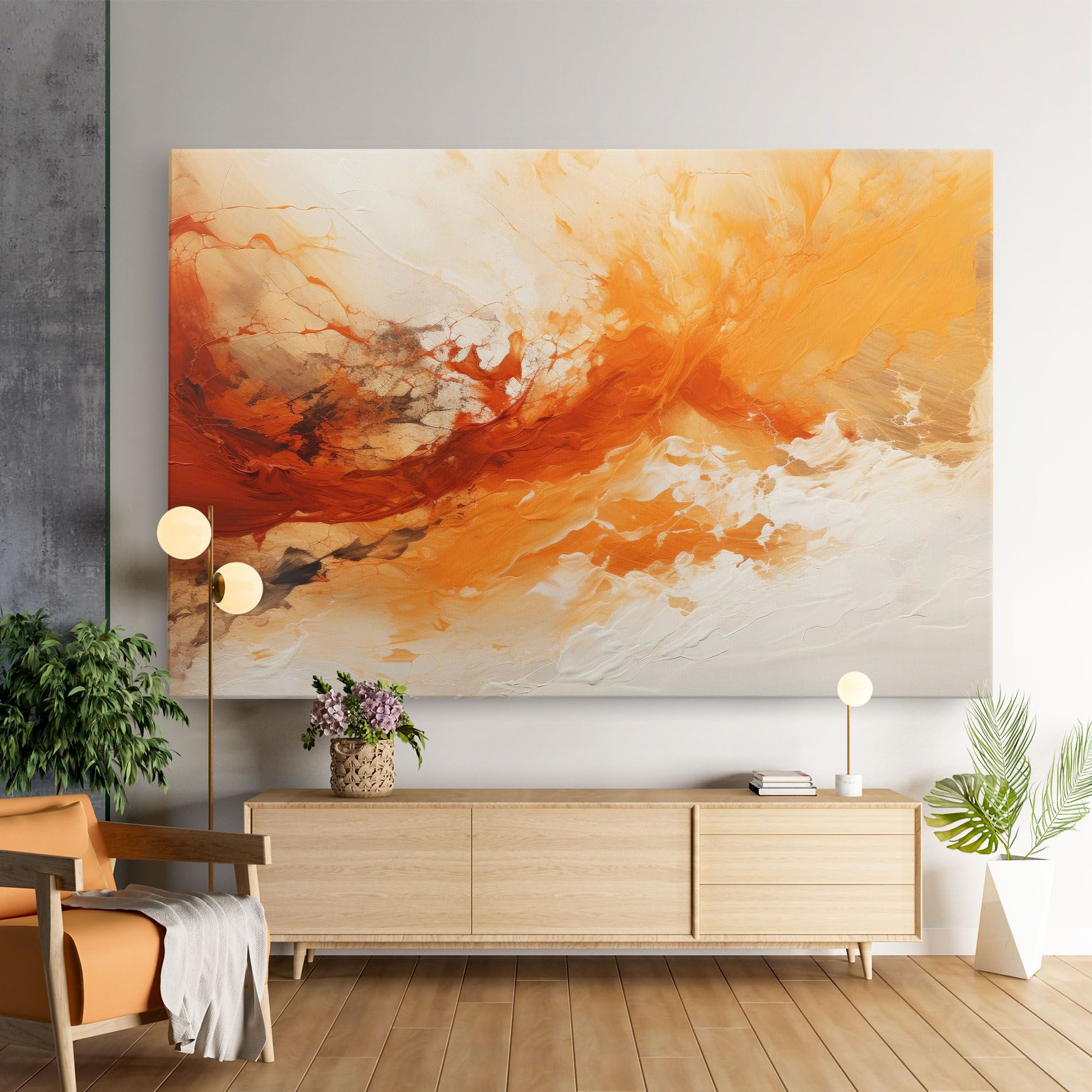 Abstract Fire Painting mockup 9