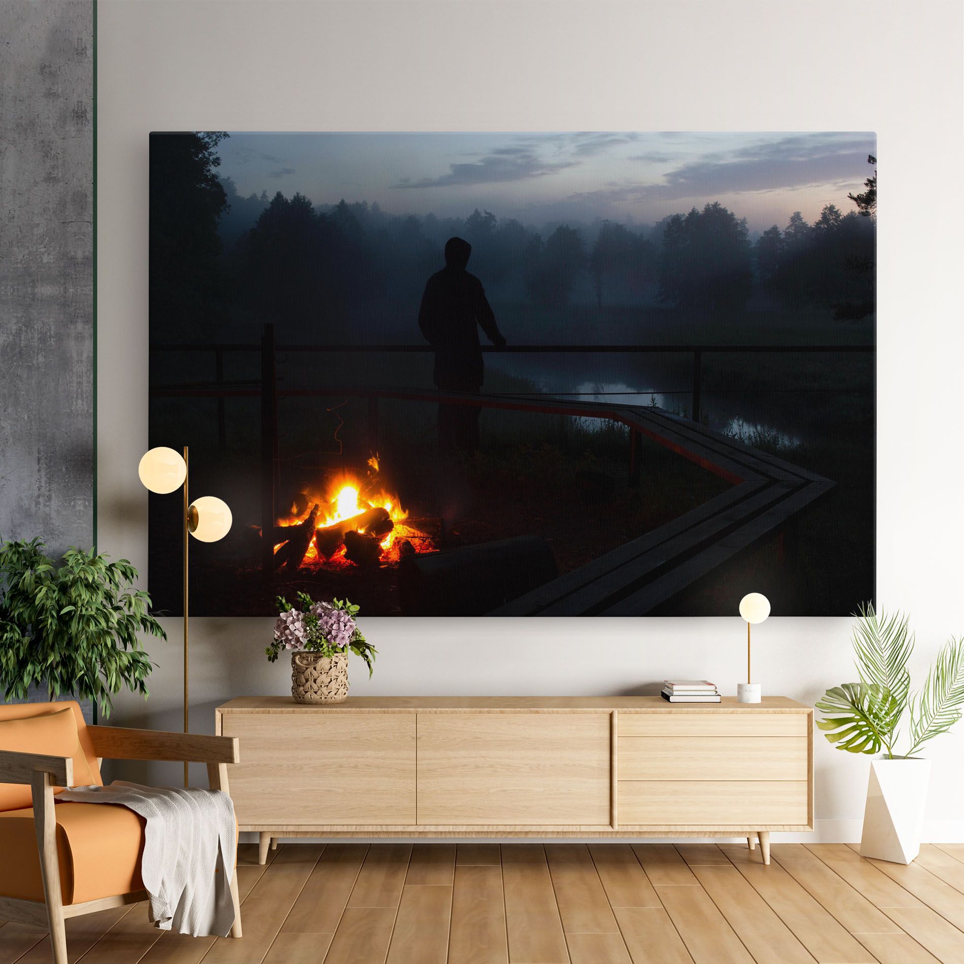 Beautiful Fire View mockup 9