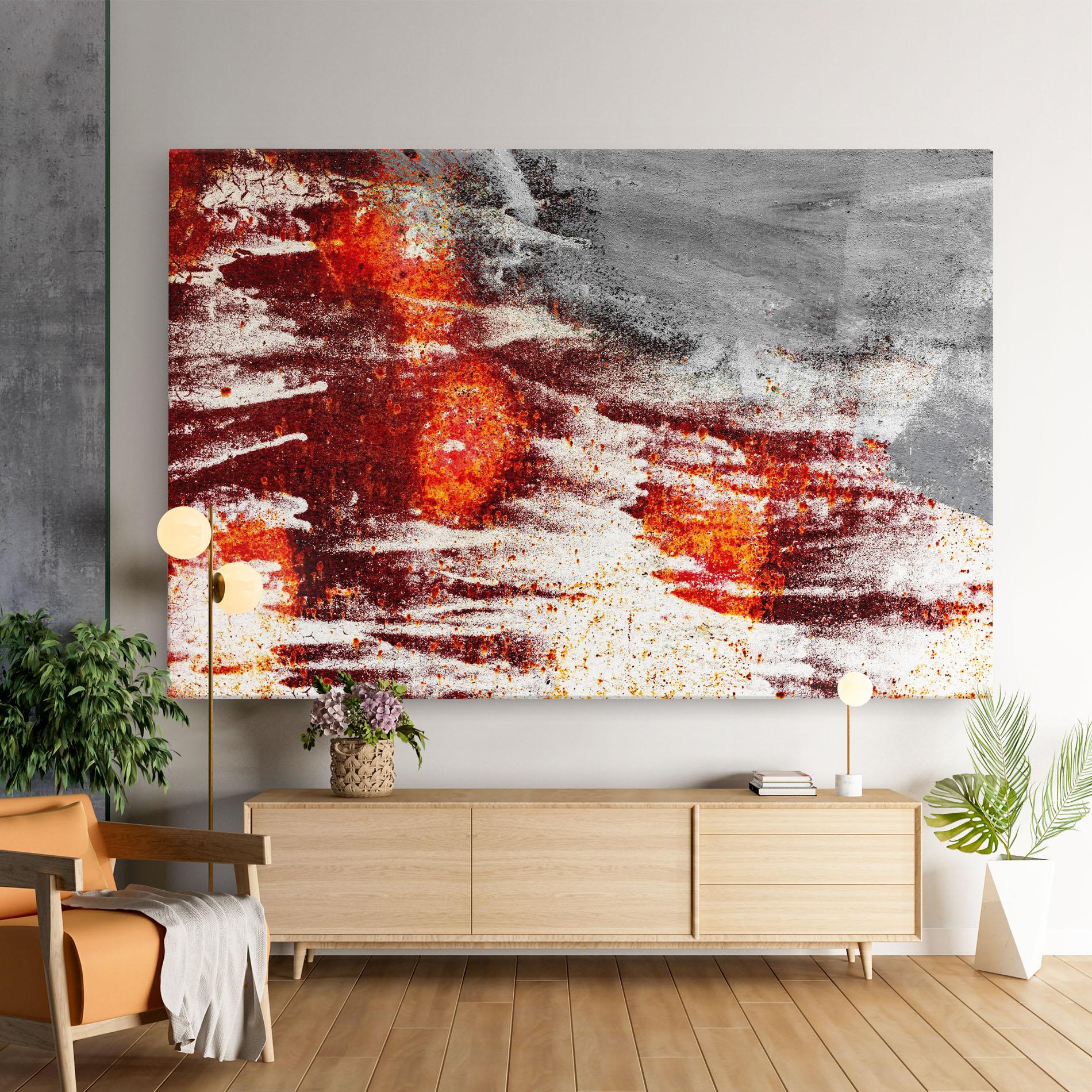 Tablou Canvas Burning Sign mockup 9