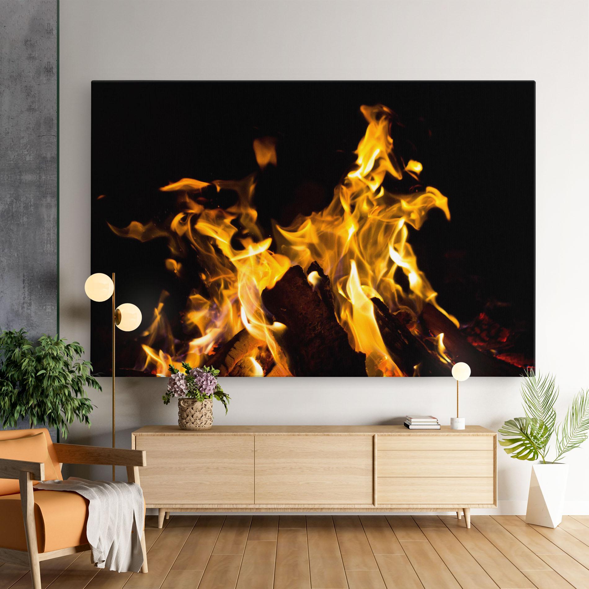 Tablou Canvas Fire Dance mockup 9