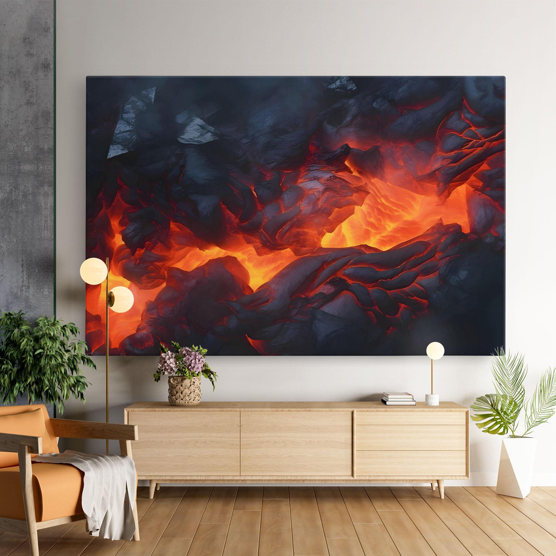 Tablou Canvas Lava Art mockup 9