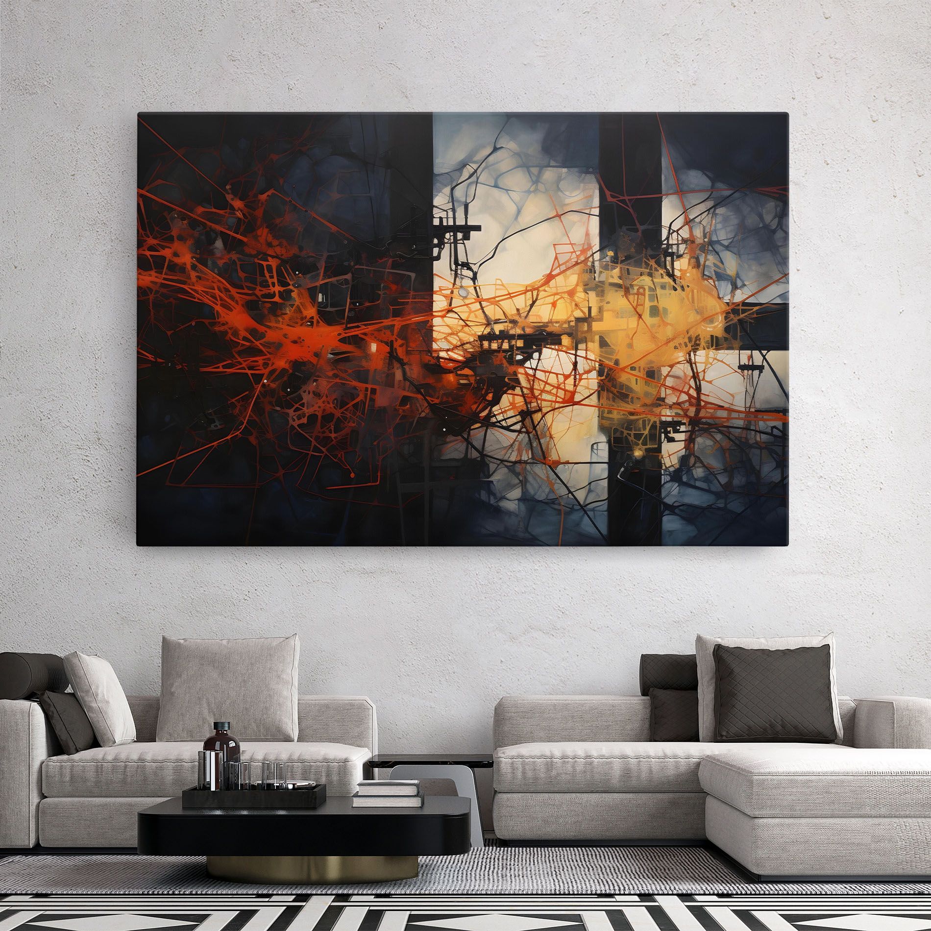 Abstract Fire Style mockup 2