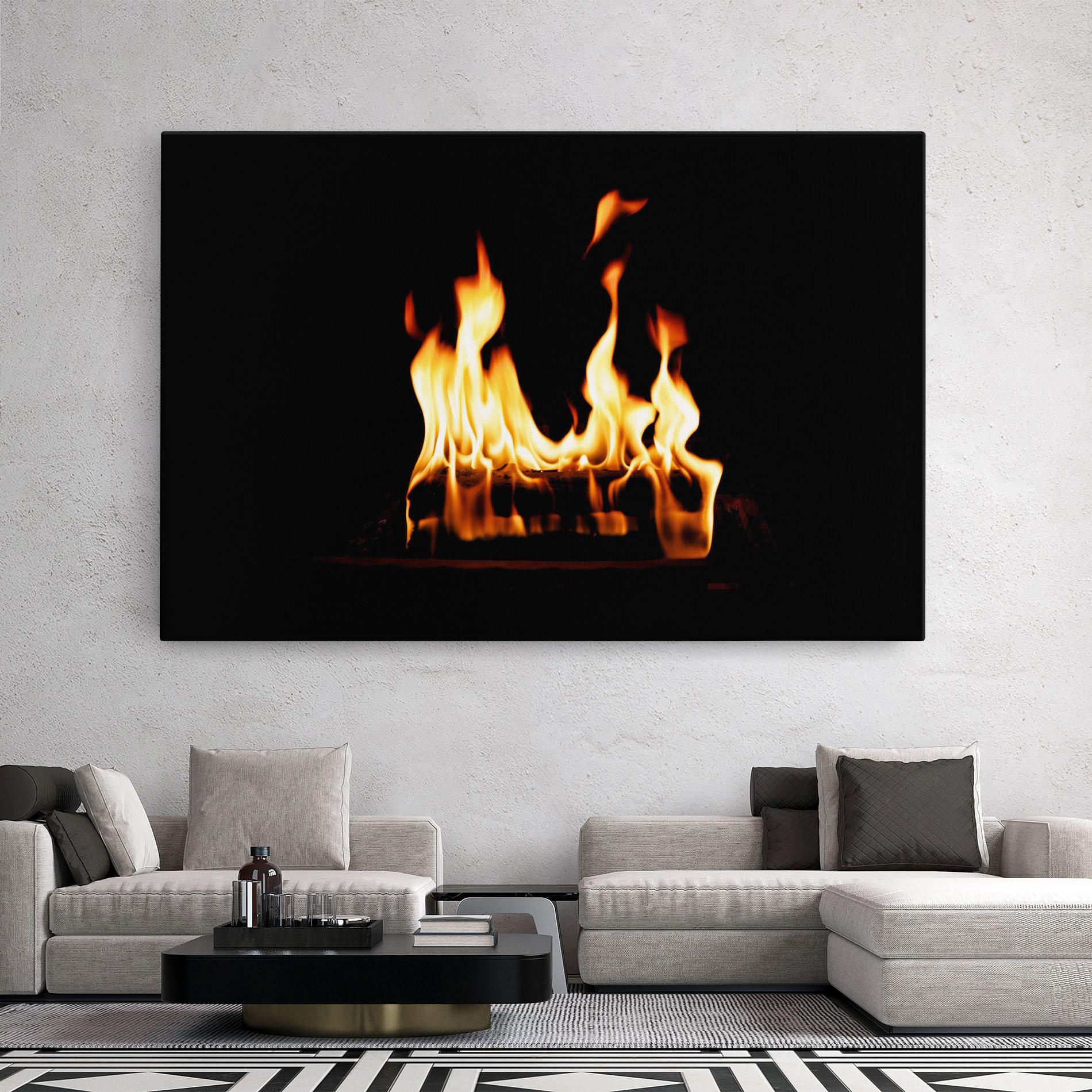 Tablou Canvas Calm Fire mockup 2