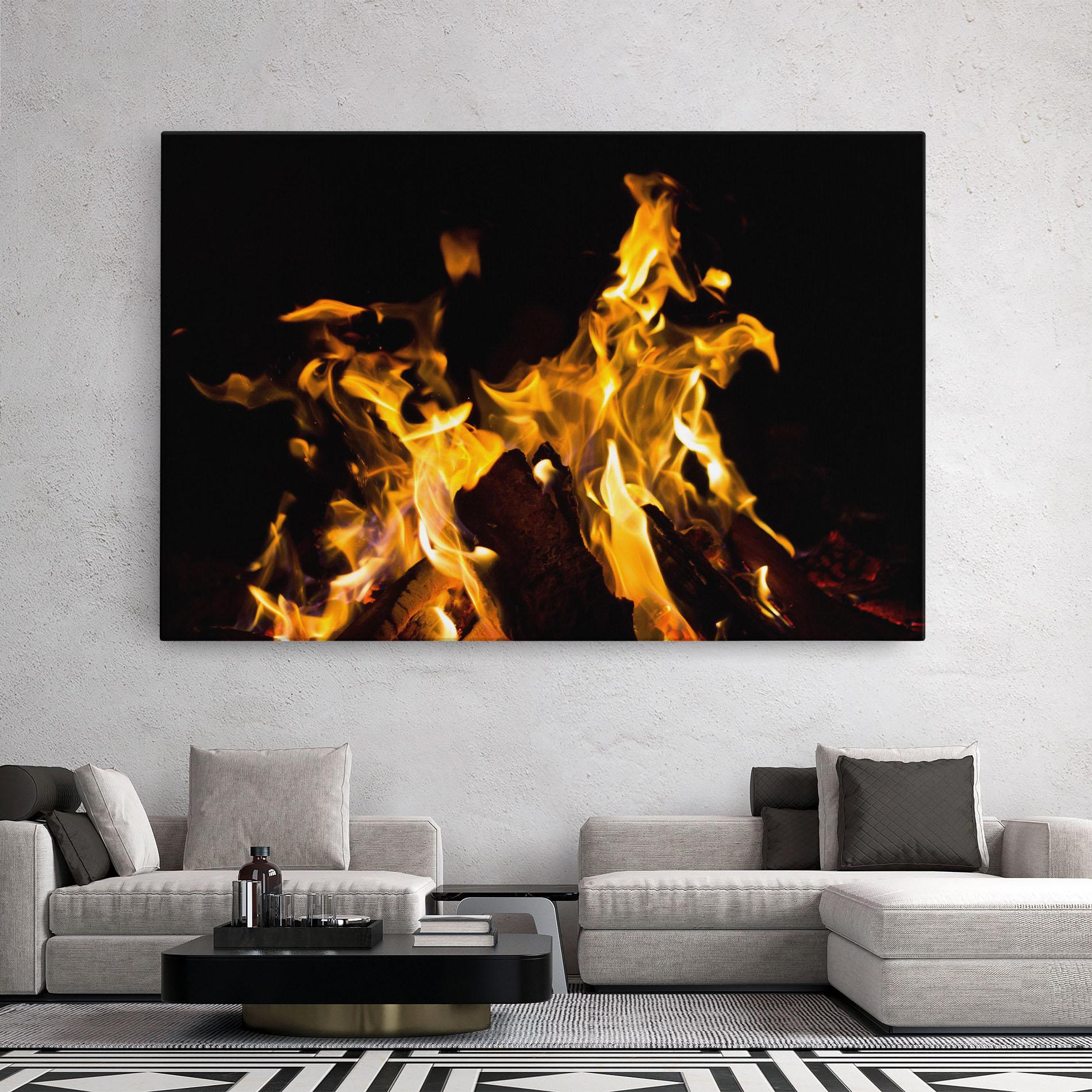 Tablou Canvas Fire Dance mockup 2