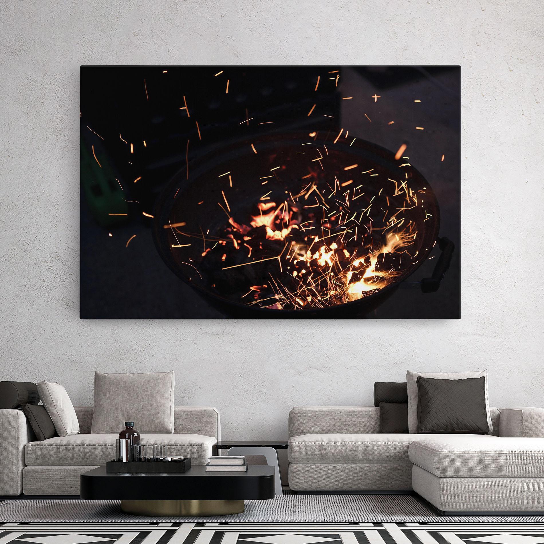Tablou Canvas Fire Little Lights mockup 2