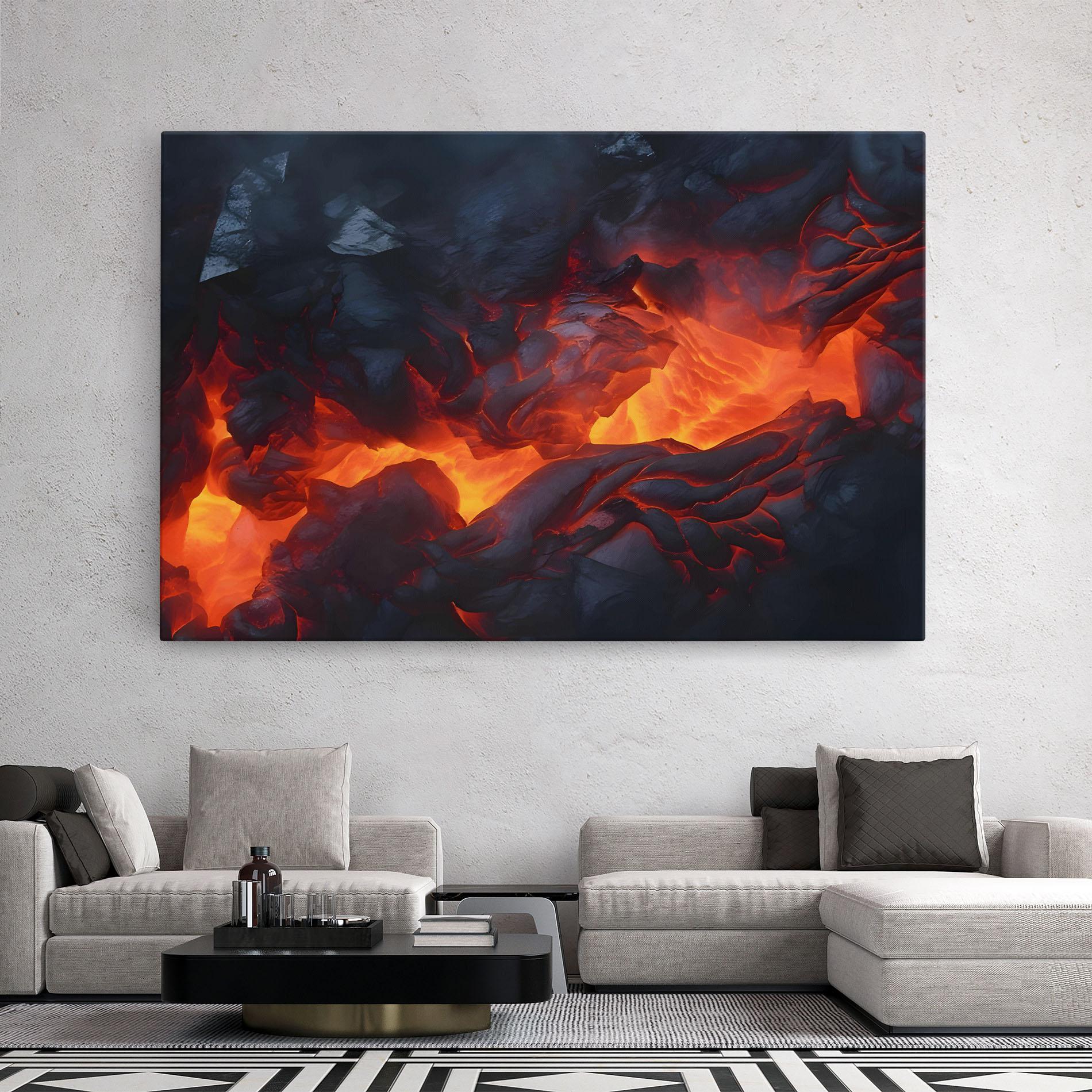 Tablou Canvas Lava Art mockup 2