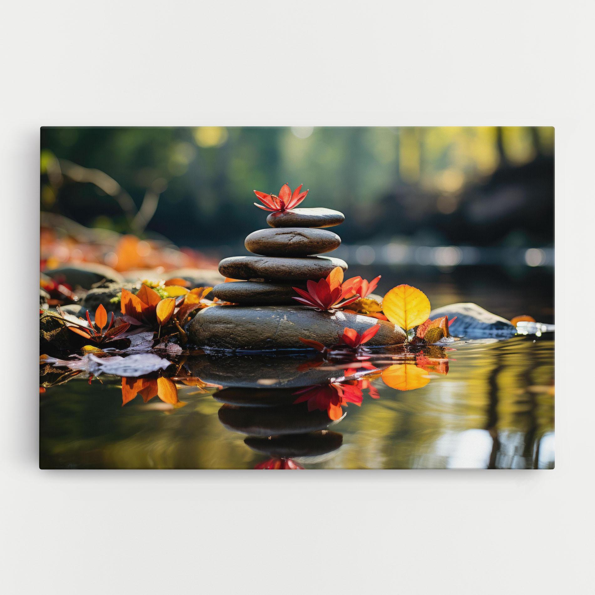 Tablou Canvas Autumn Stones mockup 0