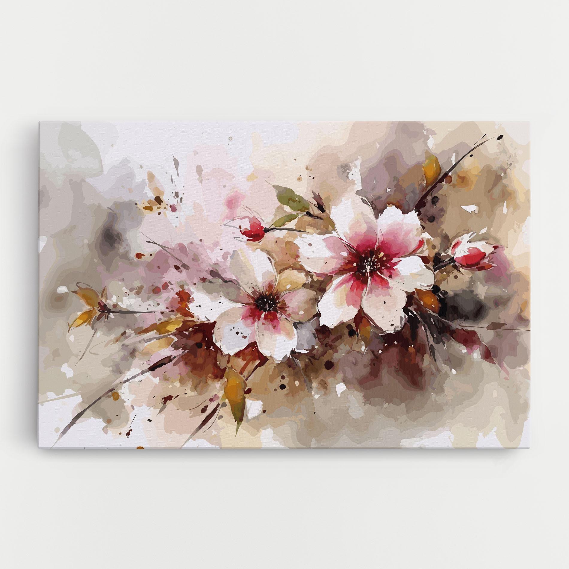 Tablou Canvas Beautiful Cherry Flower mockup 0