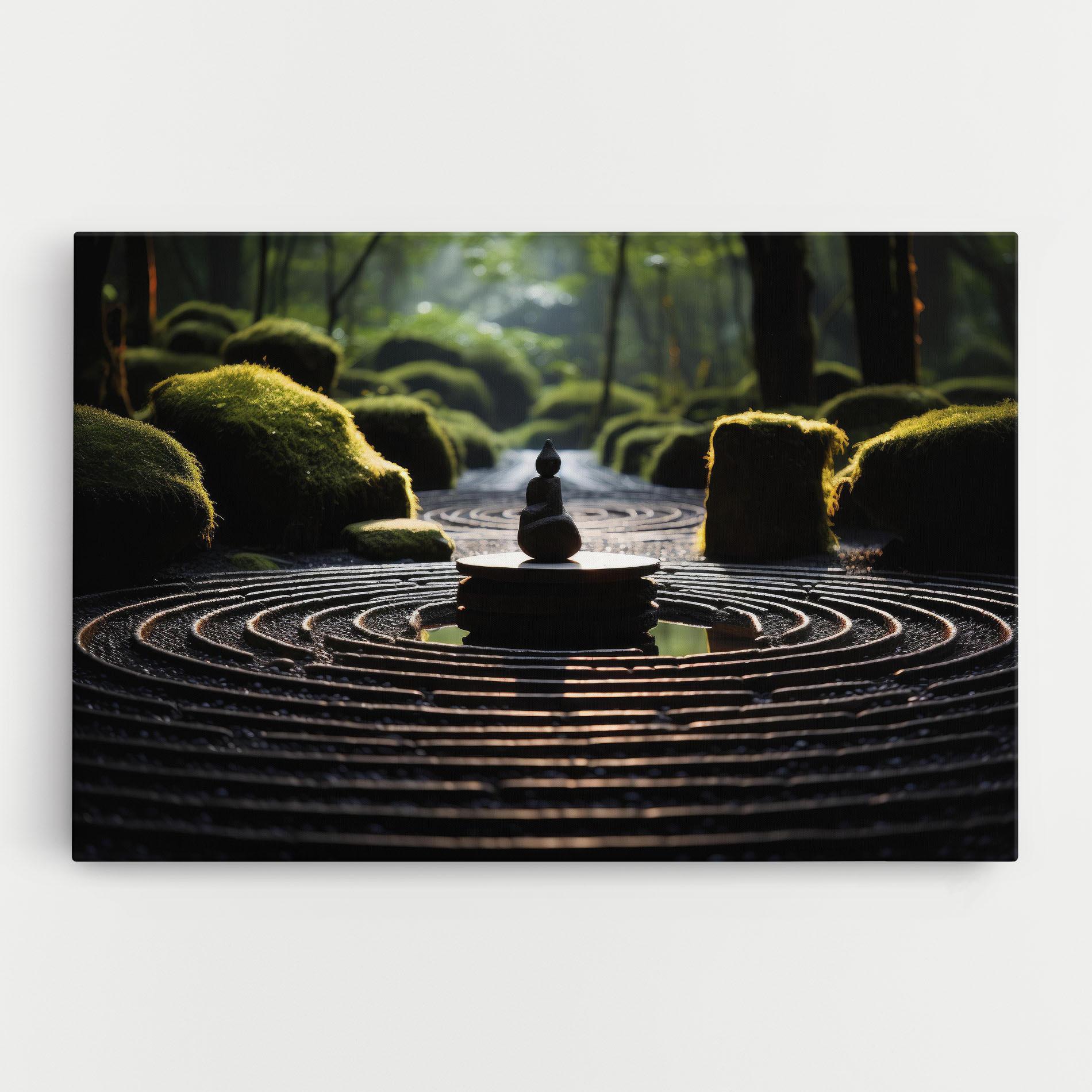 Tablou Canvas Beautiful Zen Garden mockup 0