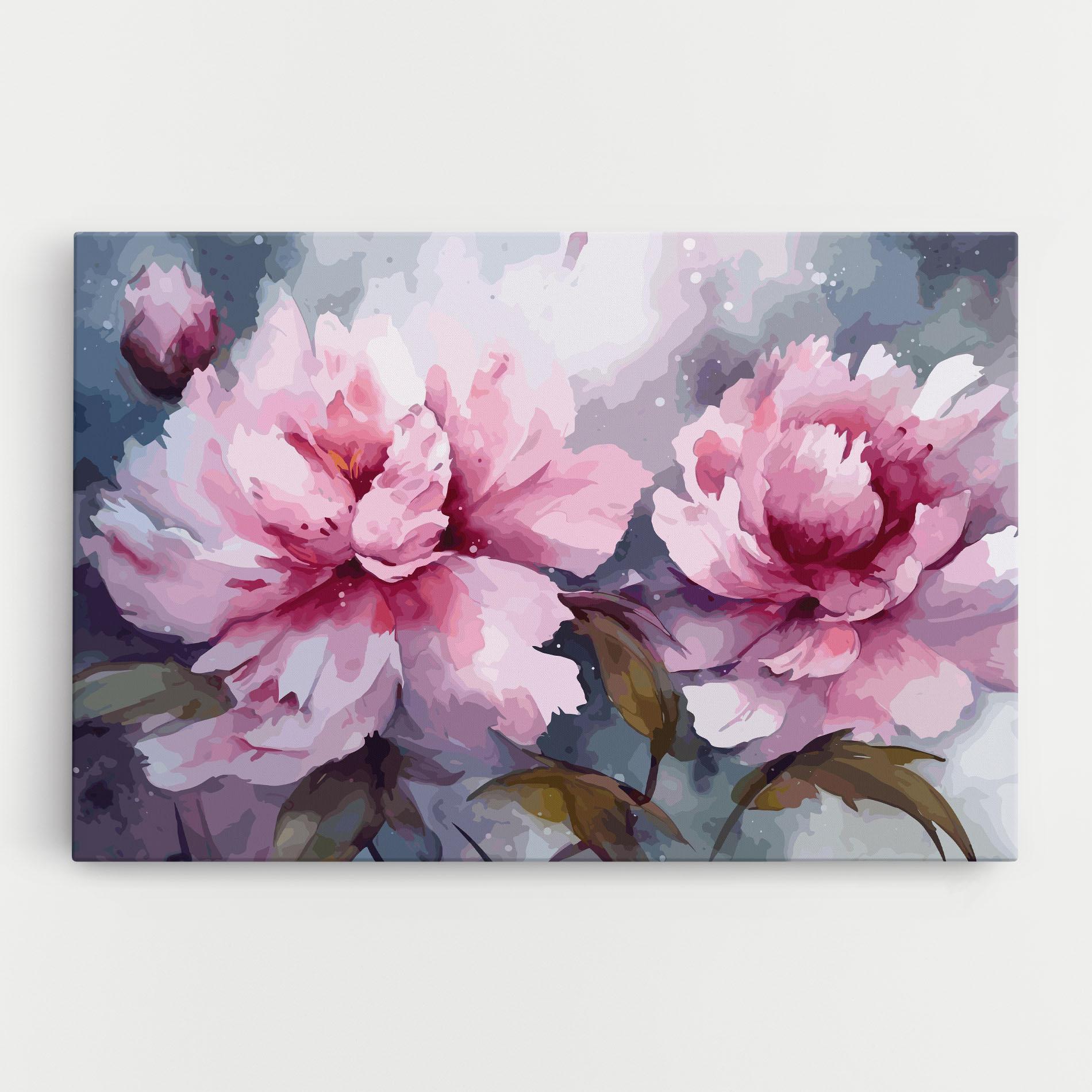 Tablou Canvas Pink Nature Flower mockup 0