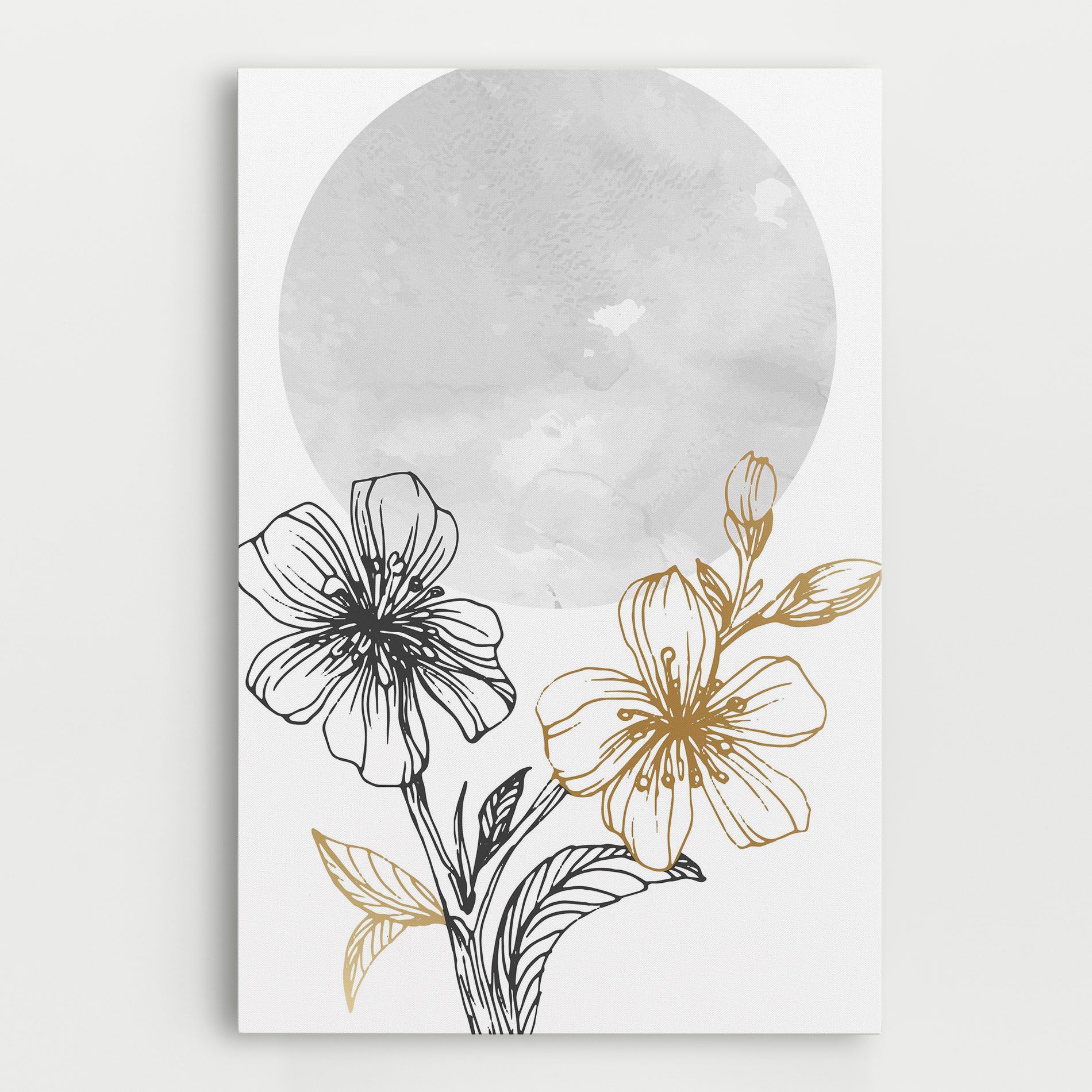 Grey Moon Flowers mockup 0