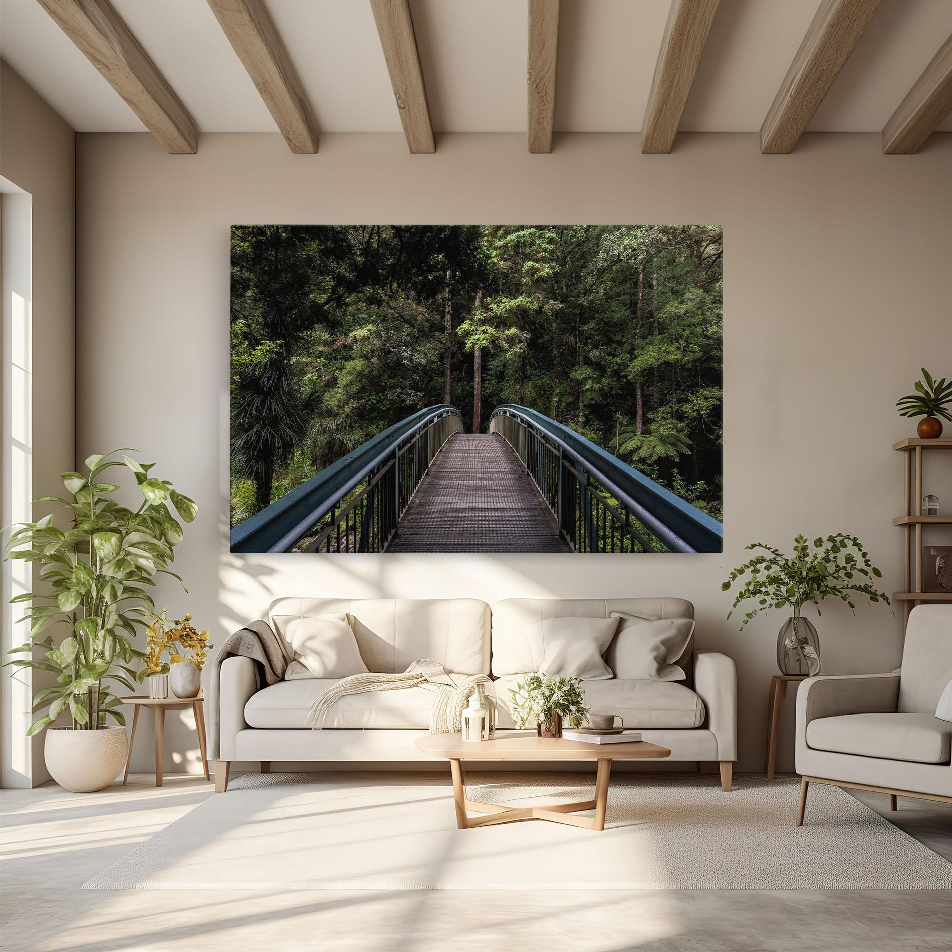 Tablou Canvas Nature Bridge mockup 6
