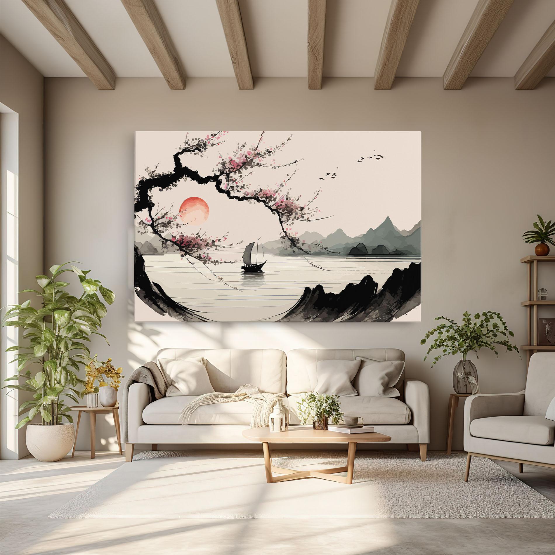 Tablou Canvas Relaxing Nature mockup 6