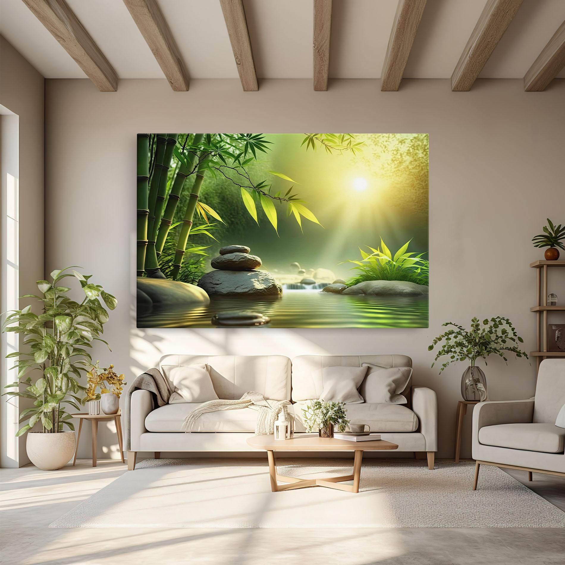 Tablou Canvas Relaxing Spa Nature mockup 6