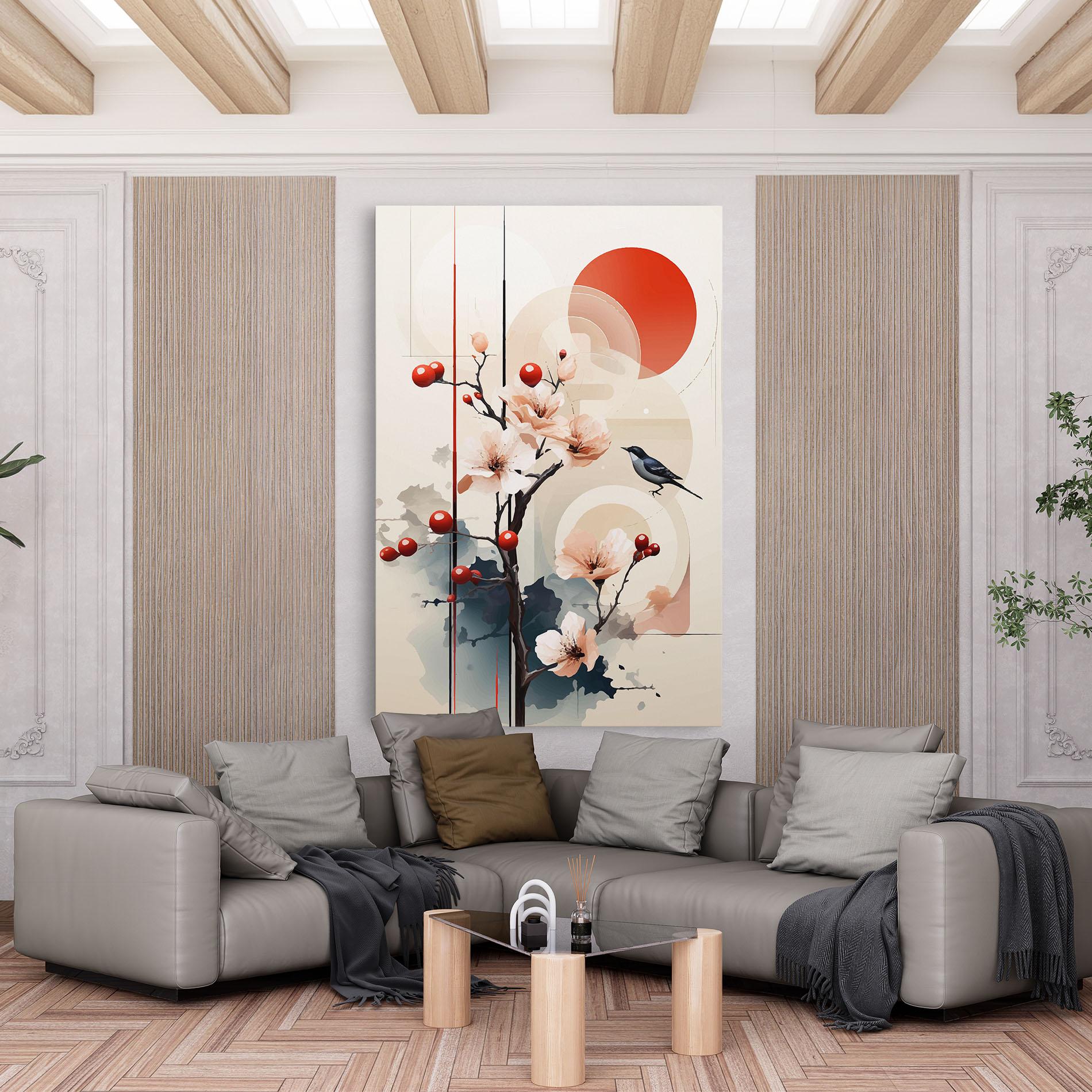 Tablou Canvas Cream Nature mockup 6