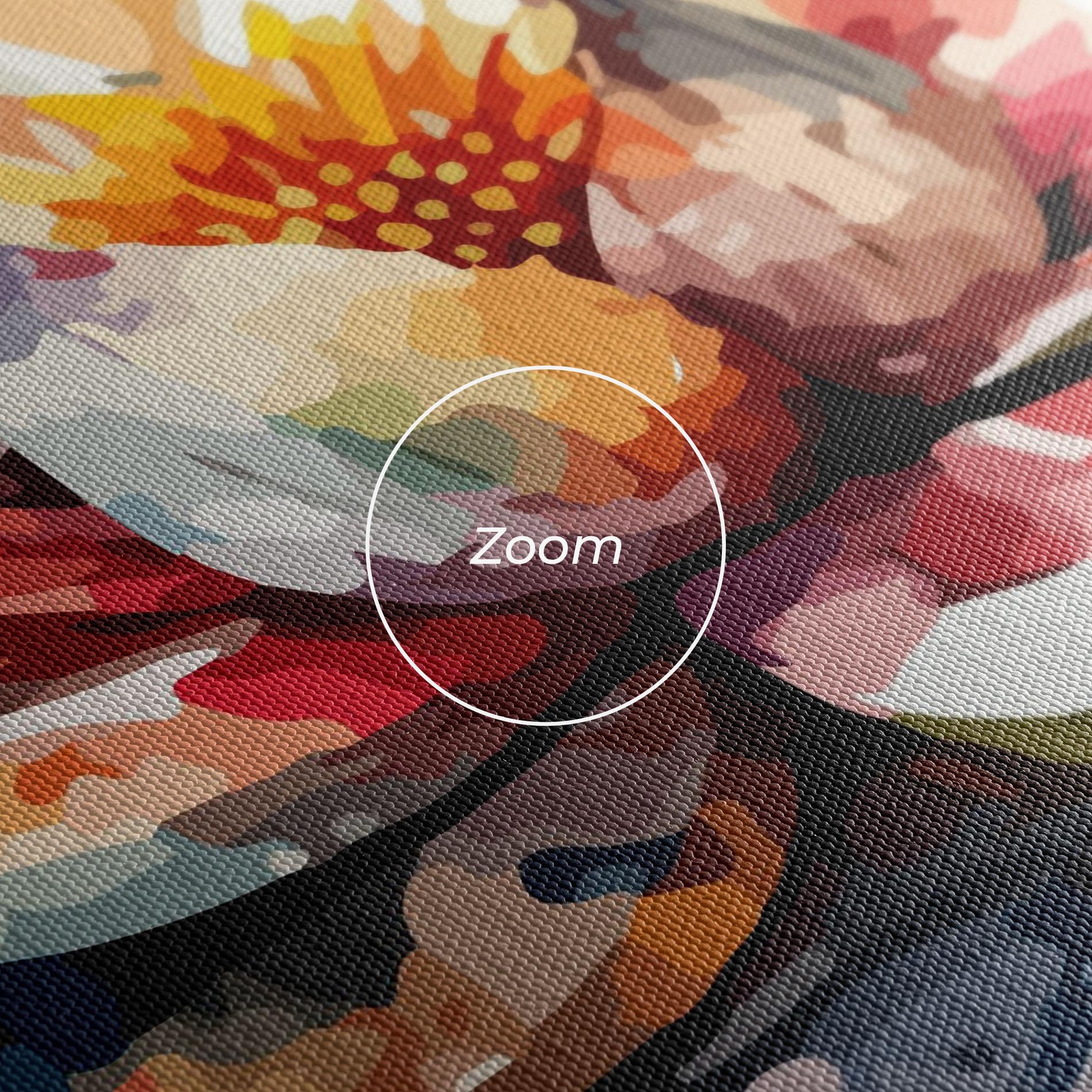Tablou Canvas Colorful Lotus Art mockup 3