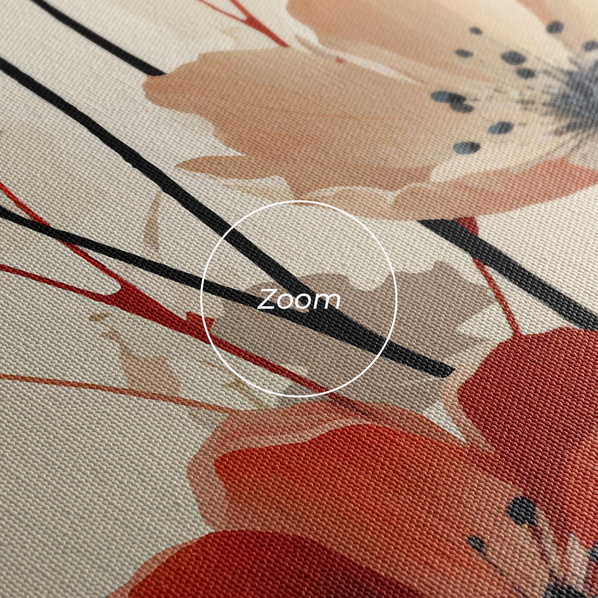Tablou Canvas Cream Flower Nature mockup 3