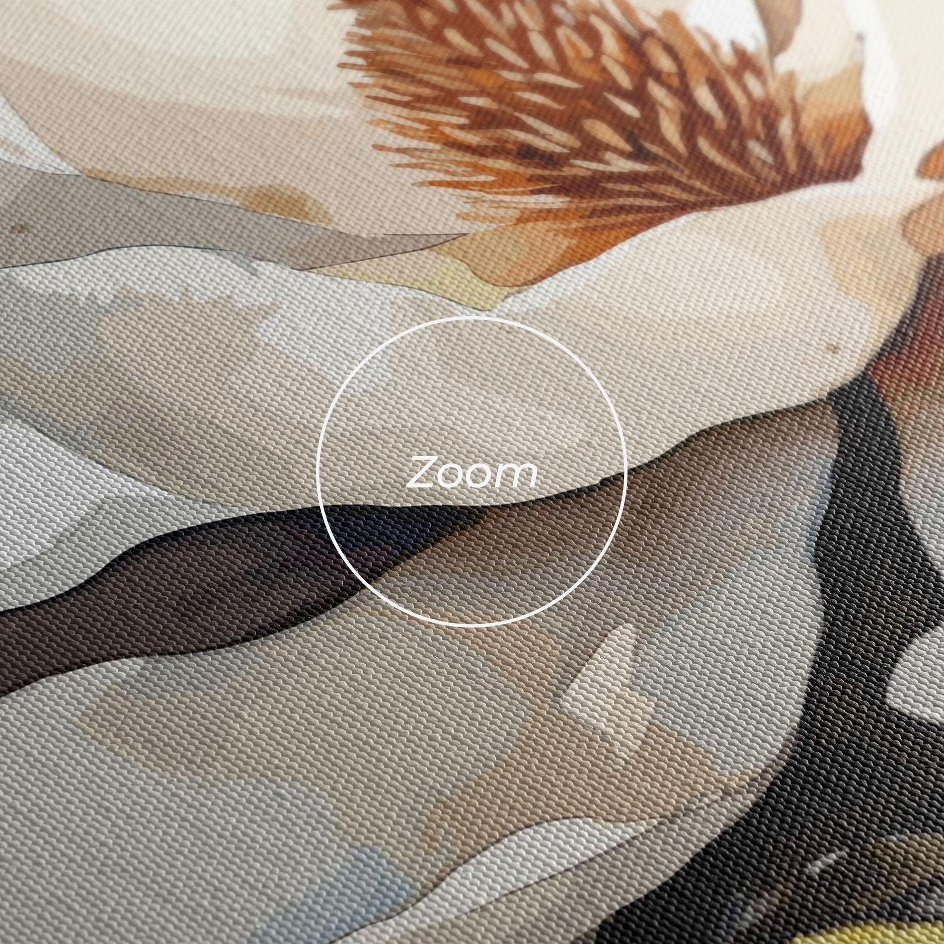 Tablou Canvas Cream Nature Flower mockup 3