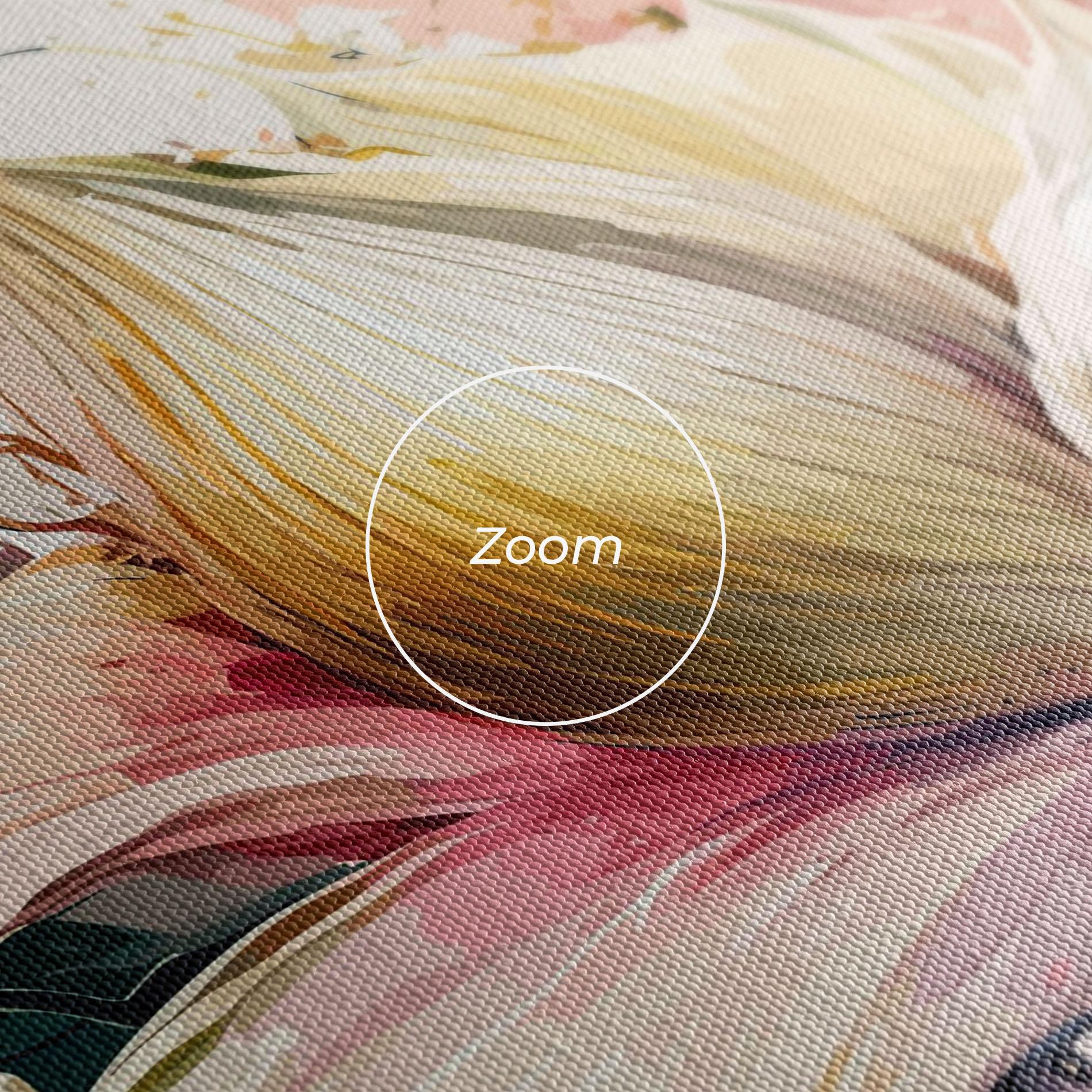 Tablou Canvas Cream Pink Nature mockup 3