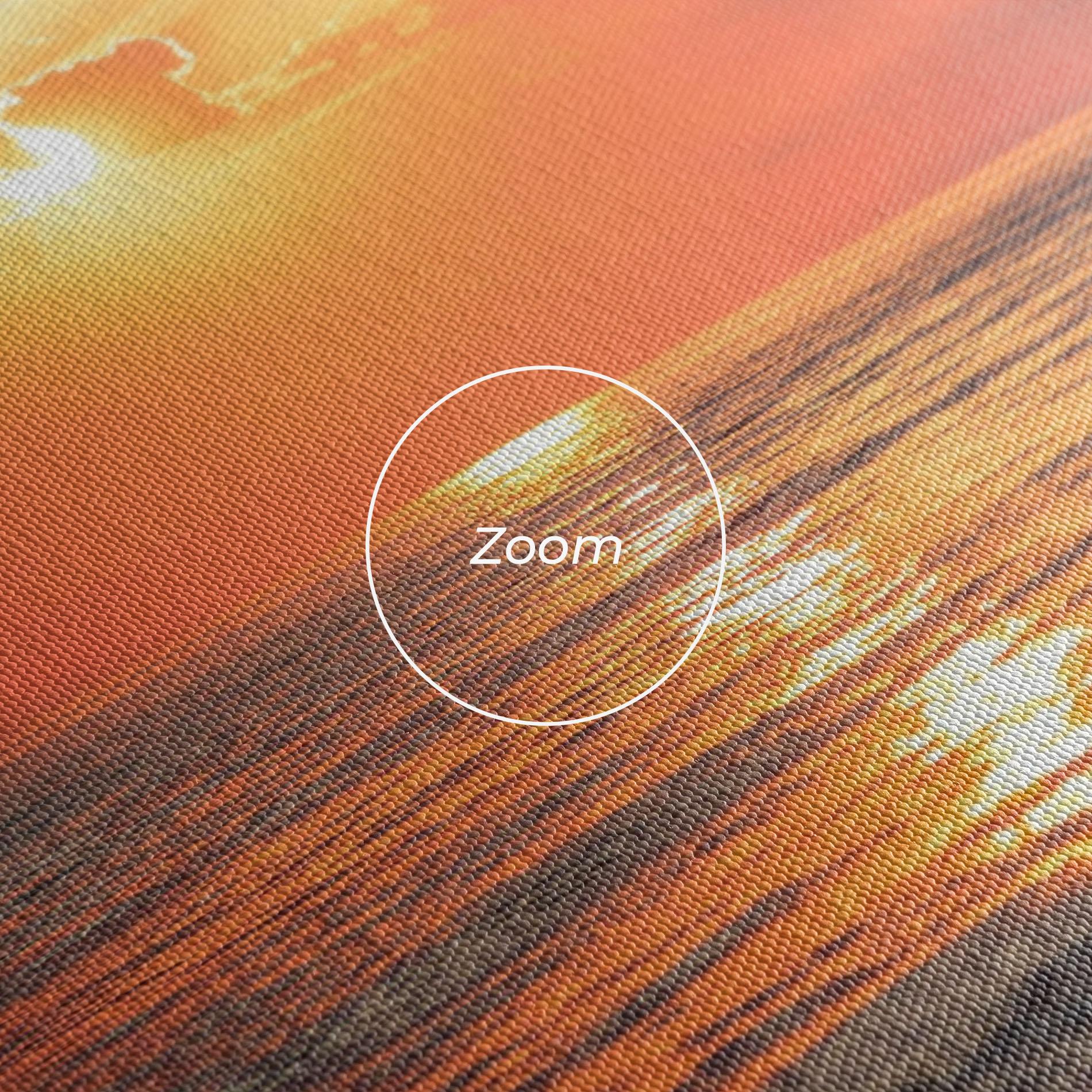 Tablou Canvas Orange Sunrise Cloud mockup 3