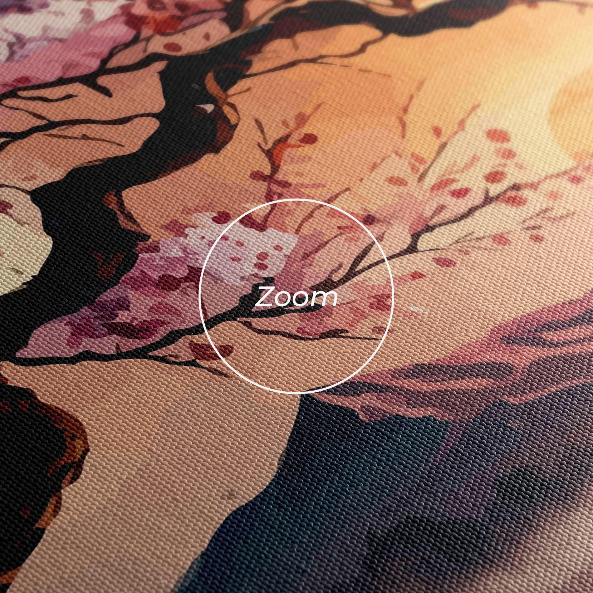 Tablou Canvas Pink Tree Nature mockup 3