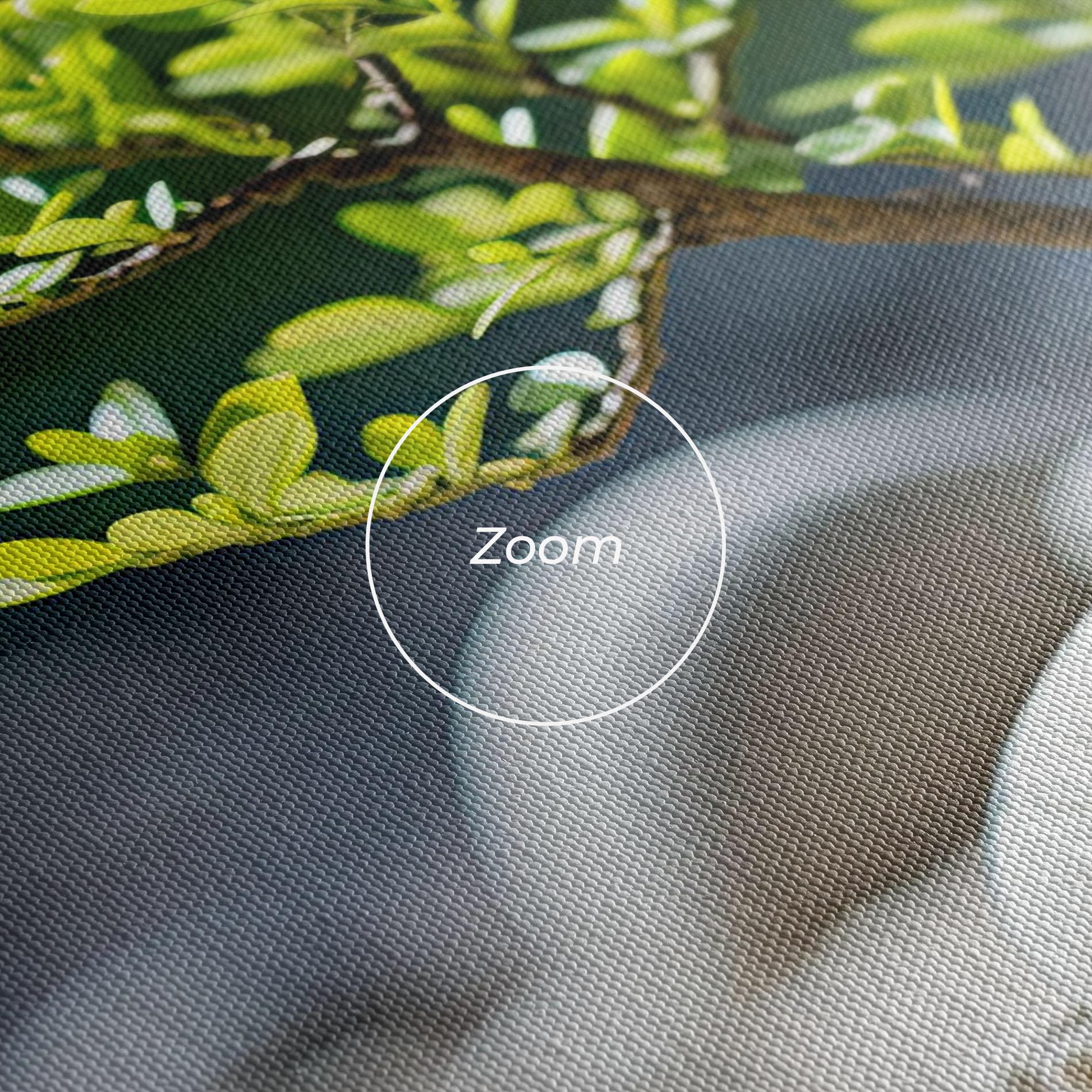 Tablou Canvas White Pebbles Plants mockup 3