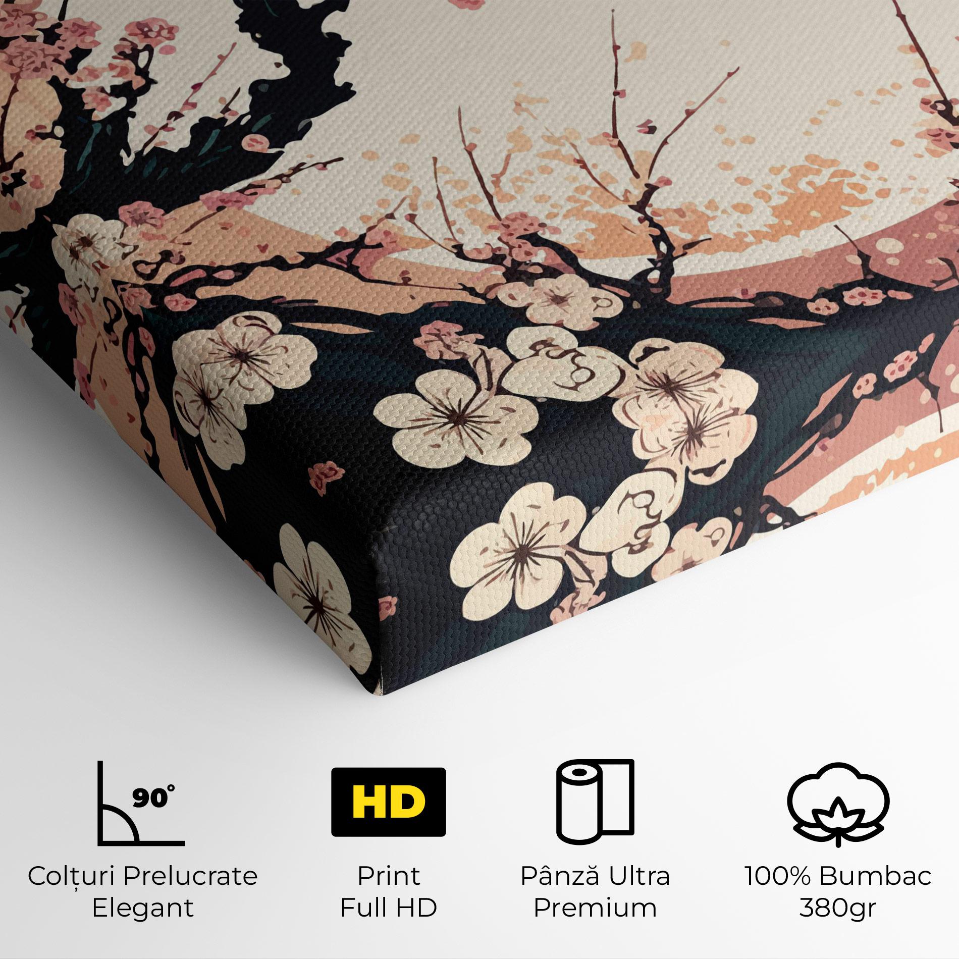 Tablou Canvas Blossom Full Moon mockup 4