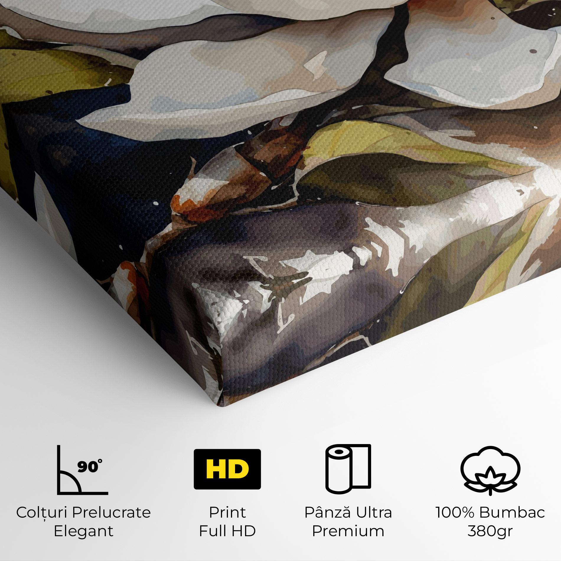 Tablou Canvas Cream Nature Flower mockup 4