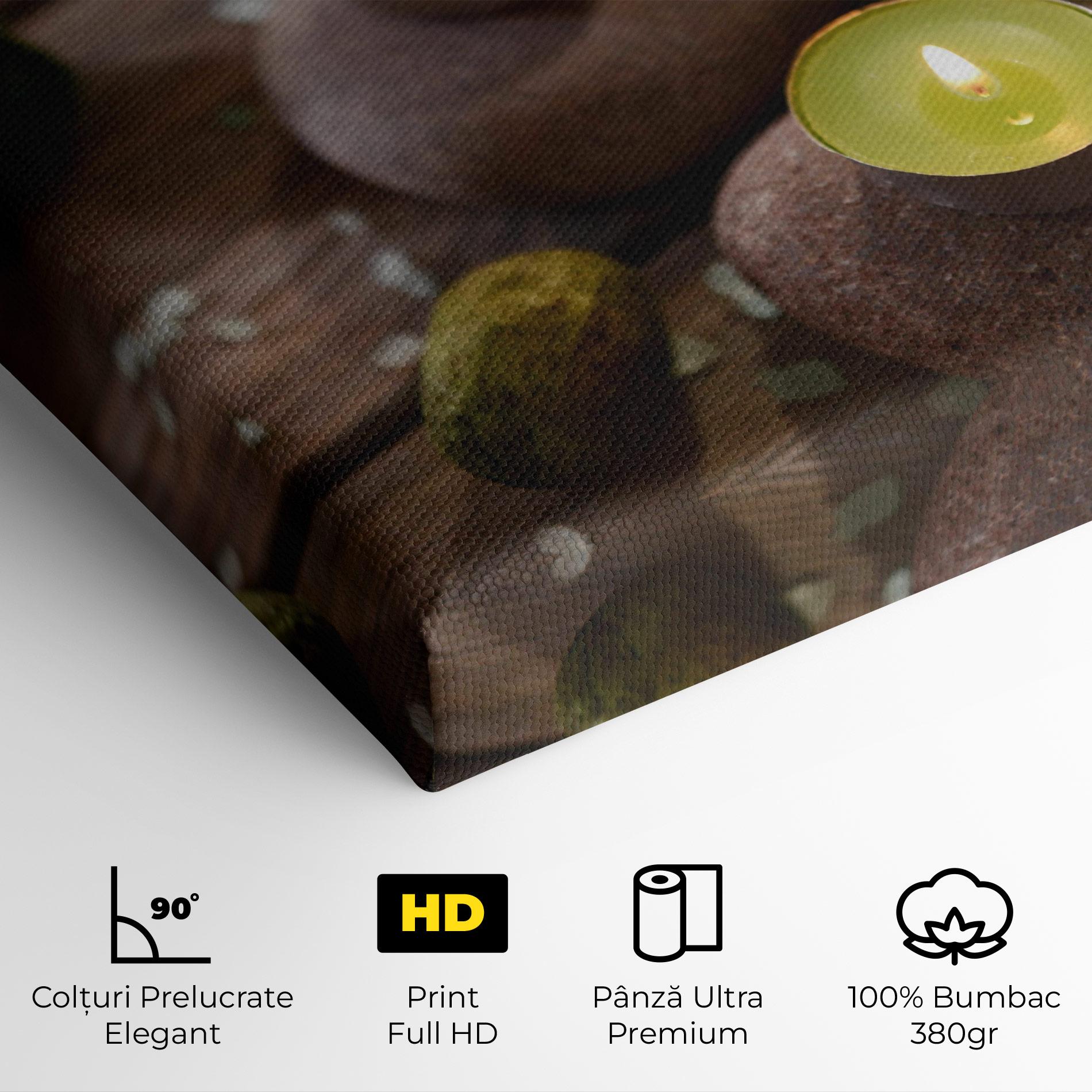 Tablou Canvas Green Candles Spa mockup 4