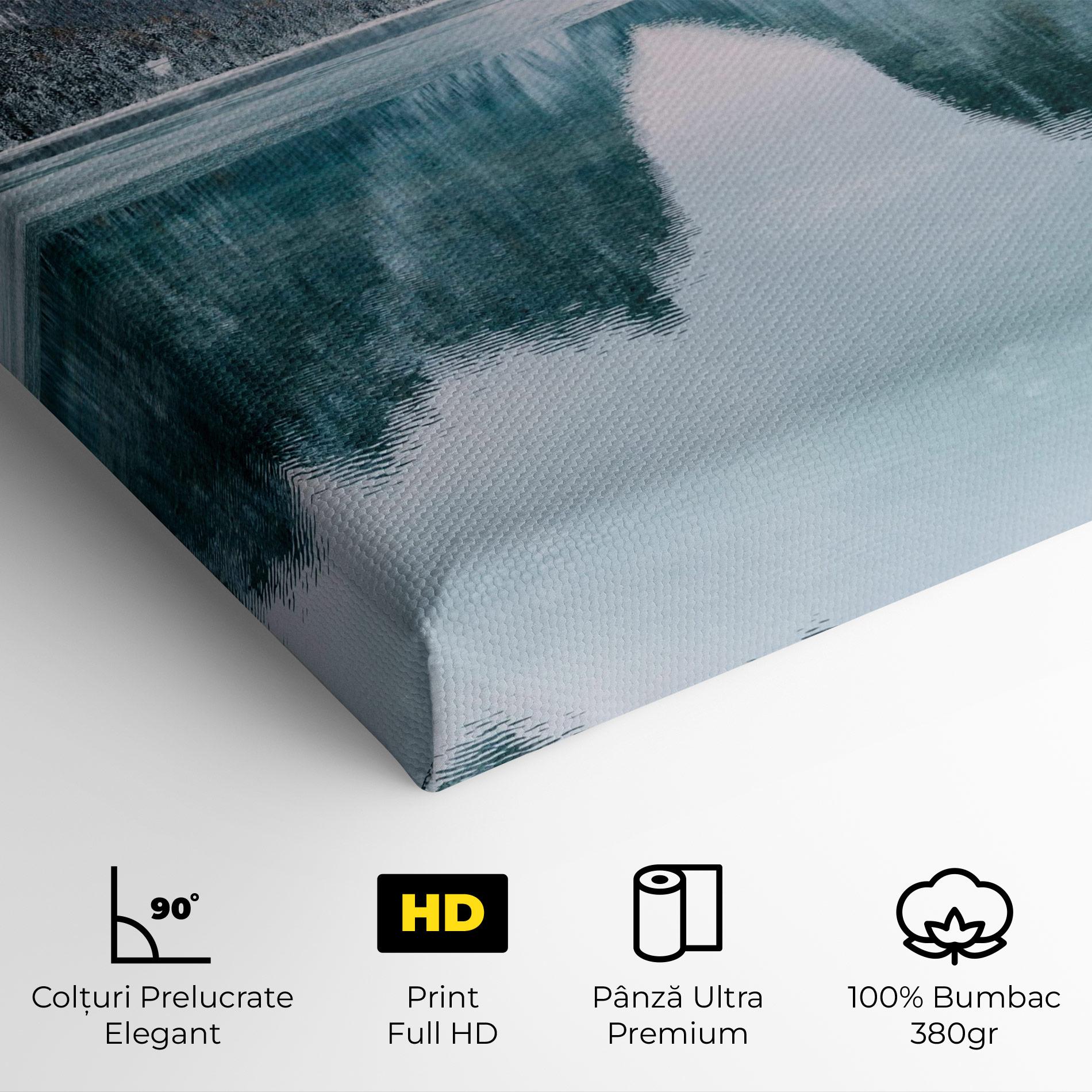 Tablou Canvas Lake Reflection Mountain mockup 4