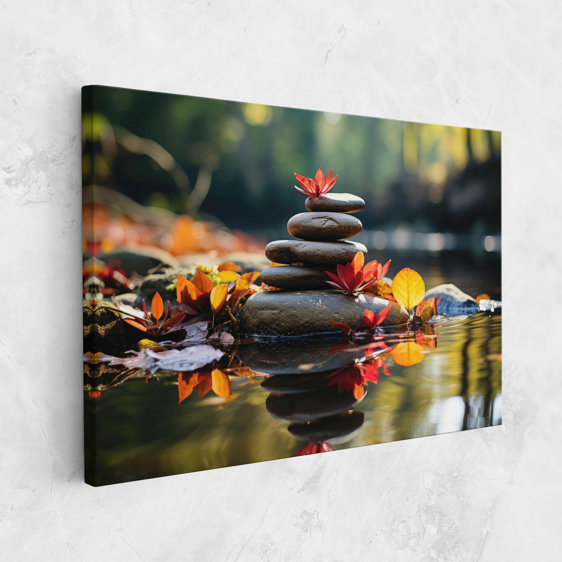 Tablou Canvas Autumn Stones mockup 1
